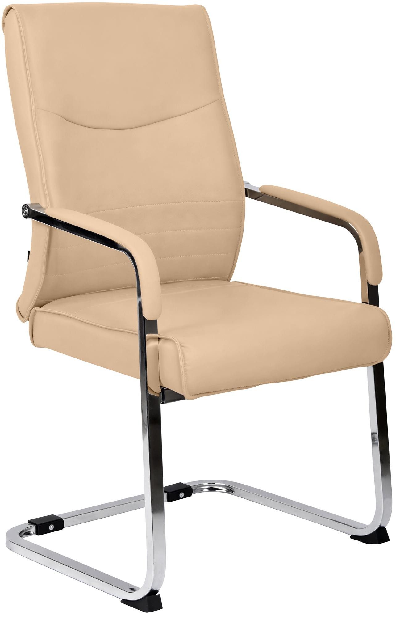 CLP Besucherstuhl Hobart, Freischwinger Kunstleder oder Stoffbezug