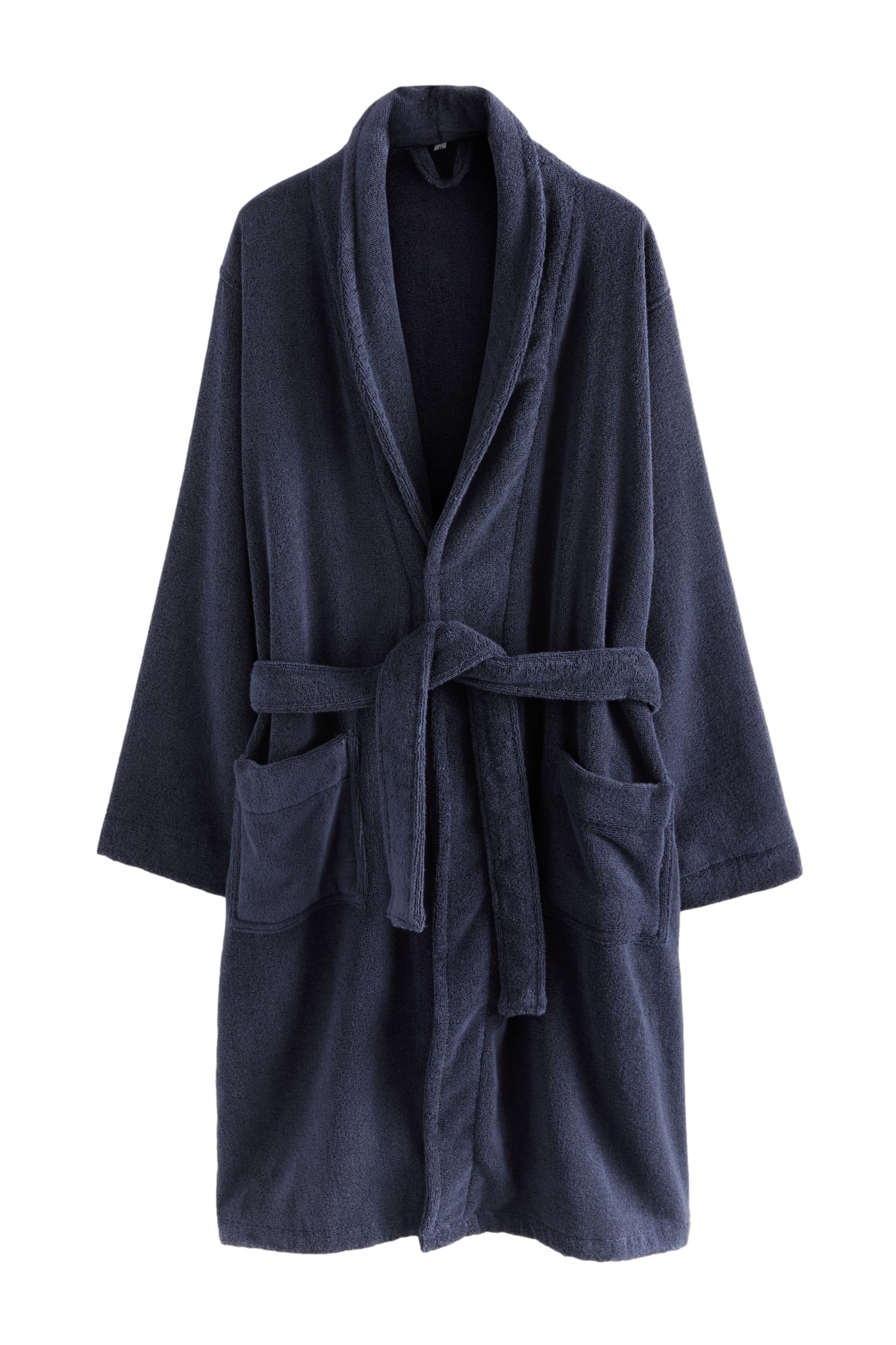 Herrenbademantel Premium-Bademantel aus 100 % Baumwollfrottee