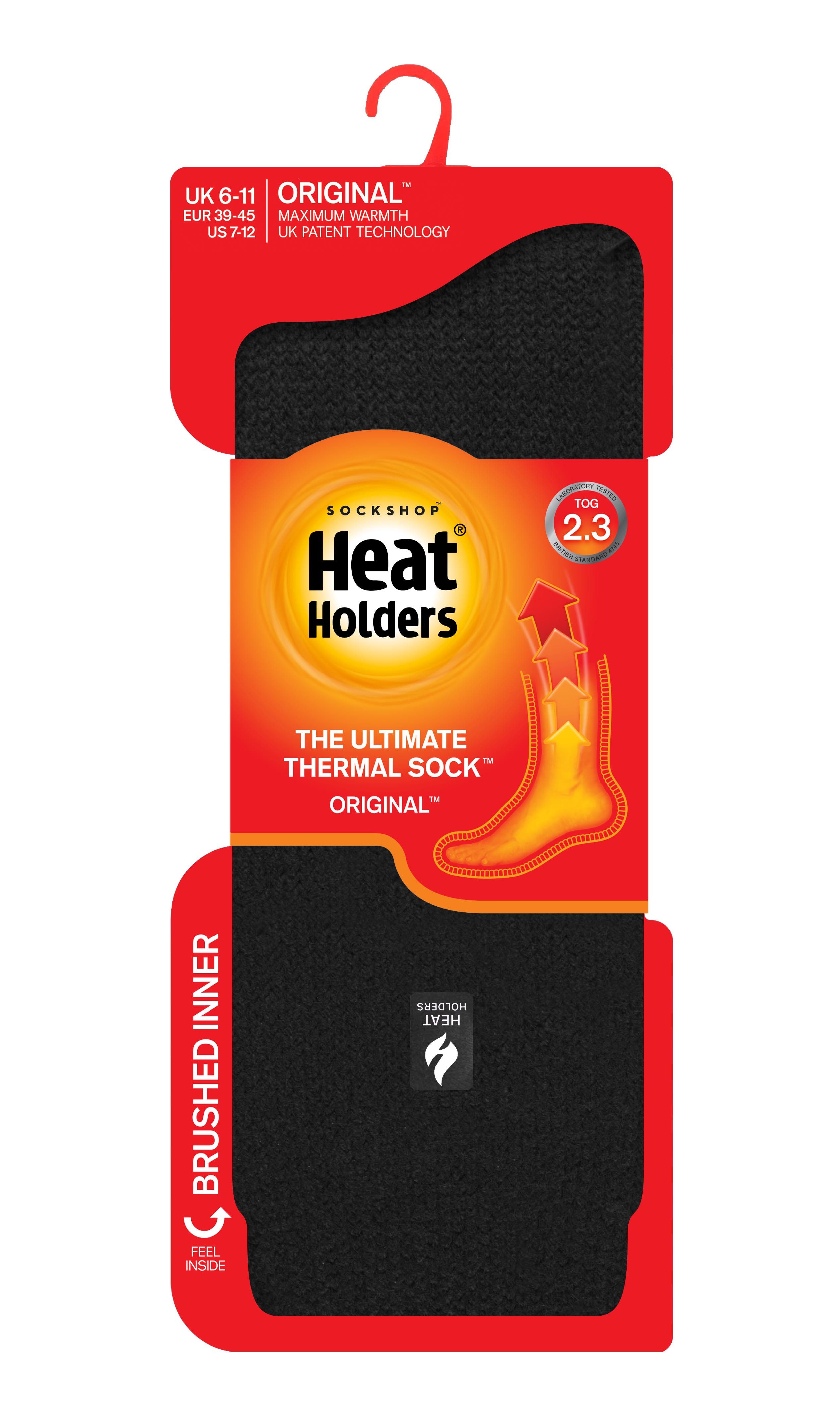Heat Holders Thermosocken Original 2,3 Tog Herren Größe 39-45 7x wärmer als günstig online kaufen
