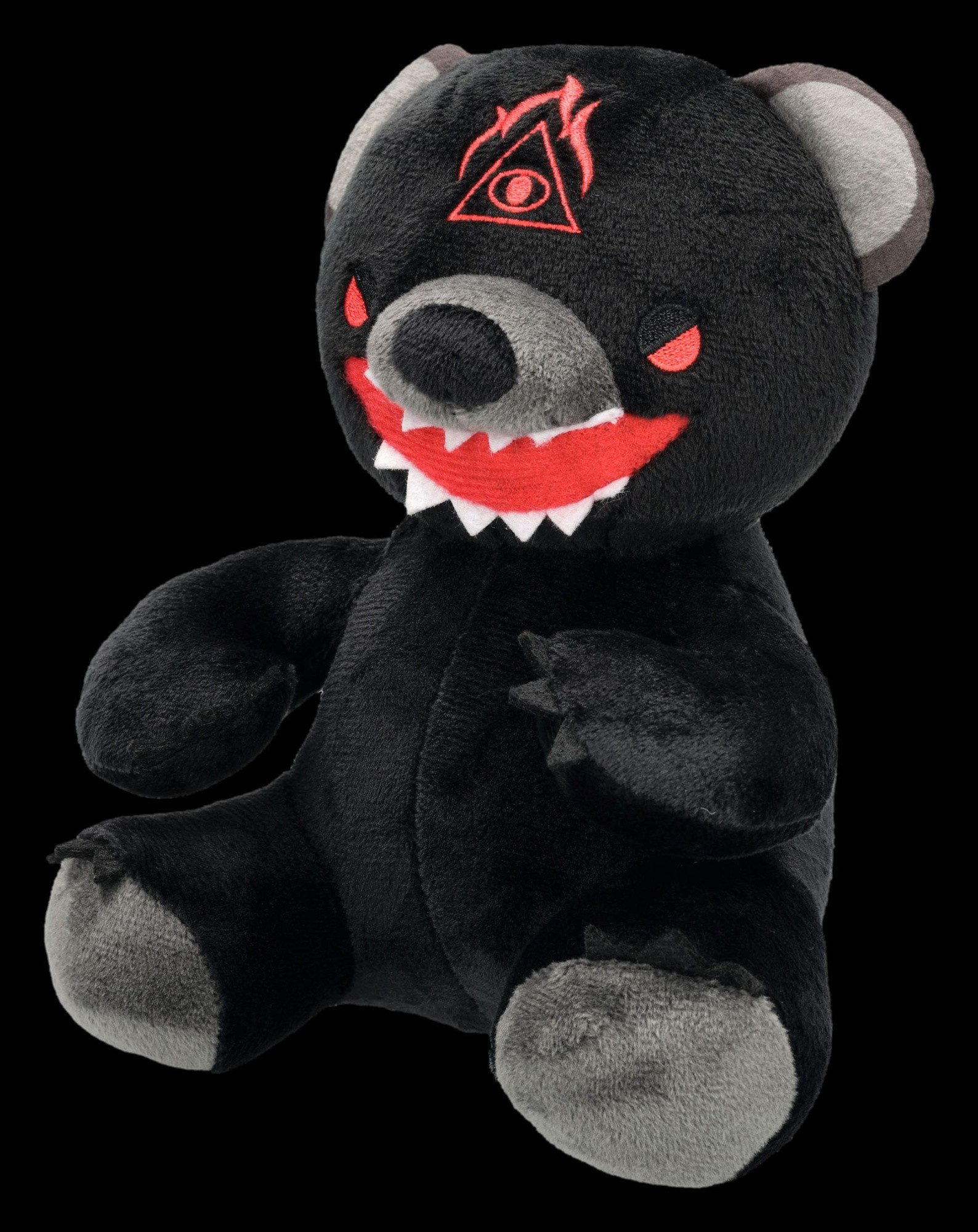 Figuren Shop GmbH Kuscheltier Dämonischer Teddy – Horror Kuscheltier Gruselteddy 19 cm Plüschtier