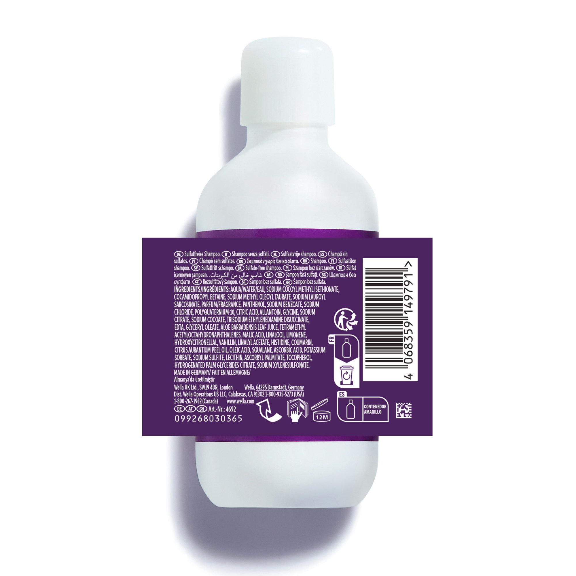 Wella Professionals Haarshampoo ULTIMATE COLOR SULFATREIES SHAMPOO, für coloriertes Haar, sulfatfrei