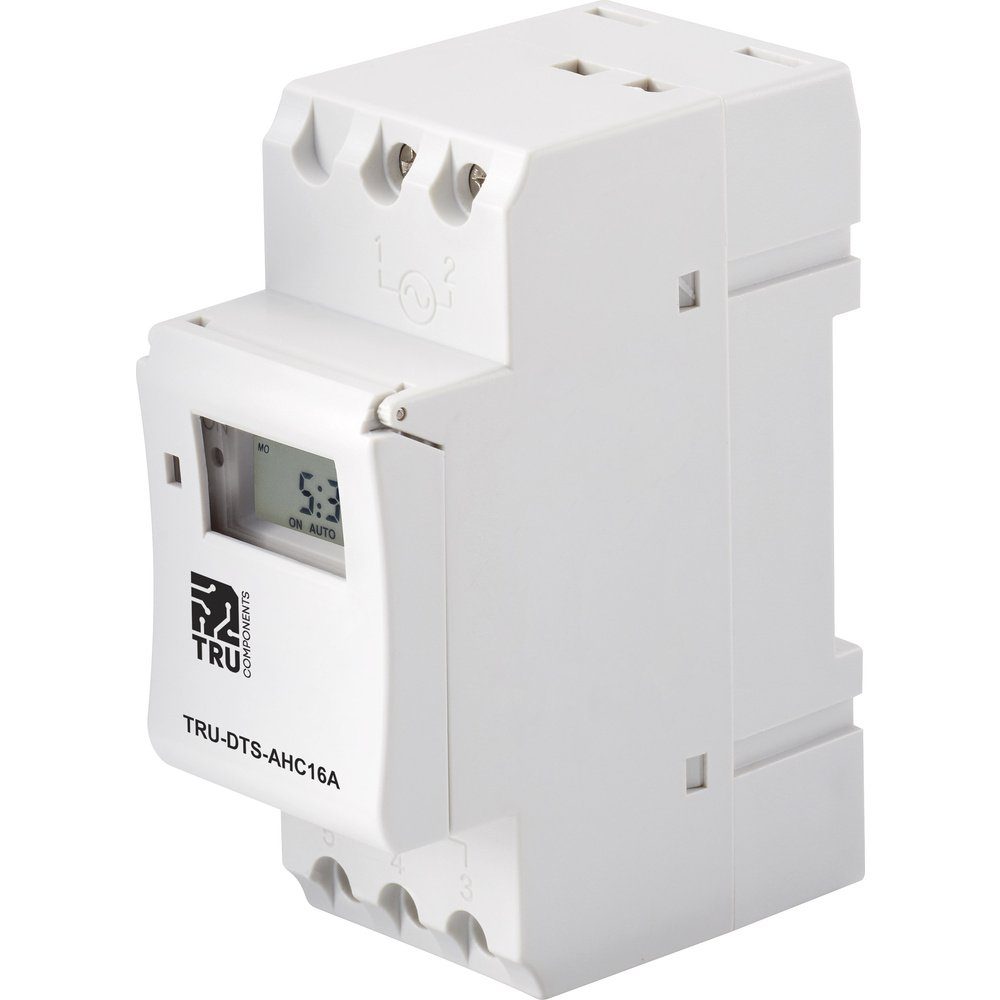 Zeitschaltuhr TRU COMPONENTS TRU-DTS-AHC16A Zentralsteuerung Betriebsspannung: 230 V