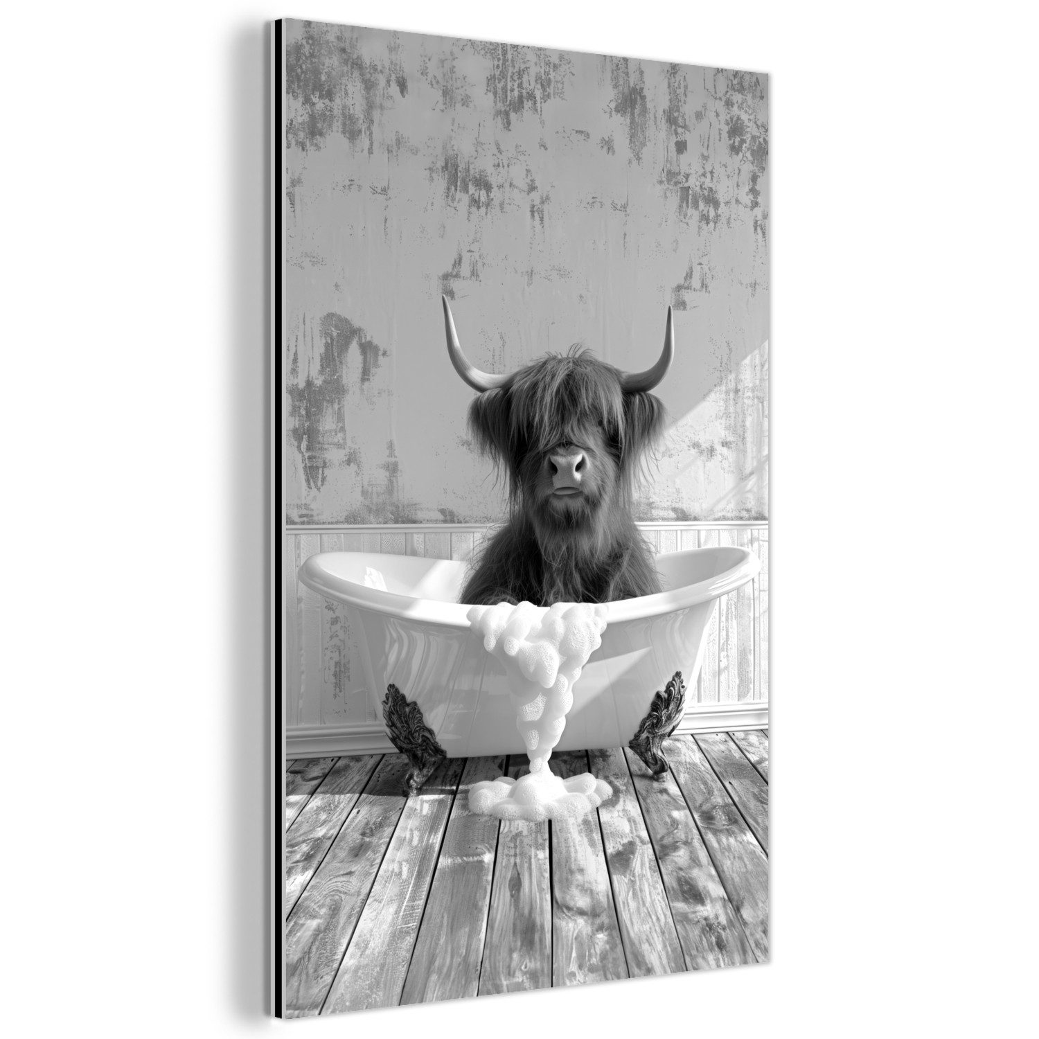 MuchoWow Metallbild Scottish Highlander - Tier günstig online kaufen