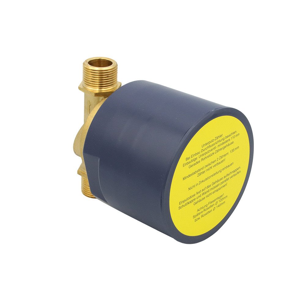 Wassergeräte Kaltwasserzähler Unterputzgehäuse 3/4" 18mm 110mm