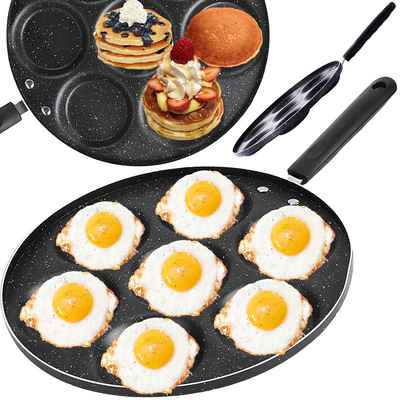 Retoo Crêpepfanne Spiegeleipfanne Pfannkuchenpfanne Pancake Pfanne 26cm Antihaft, Aluminium, Gleichmäßiges Braten, Haltbarkeit, Vielseitigkeit, Ästhetik