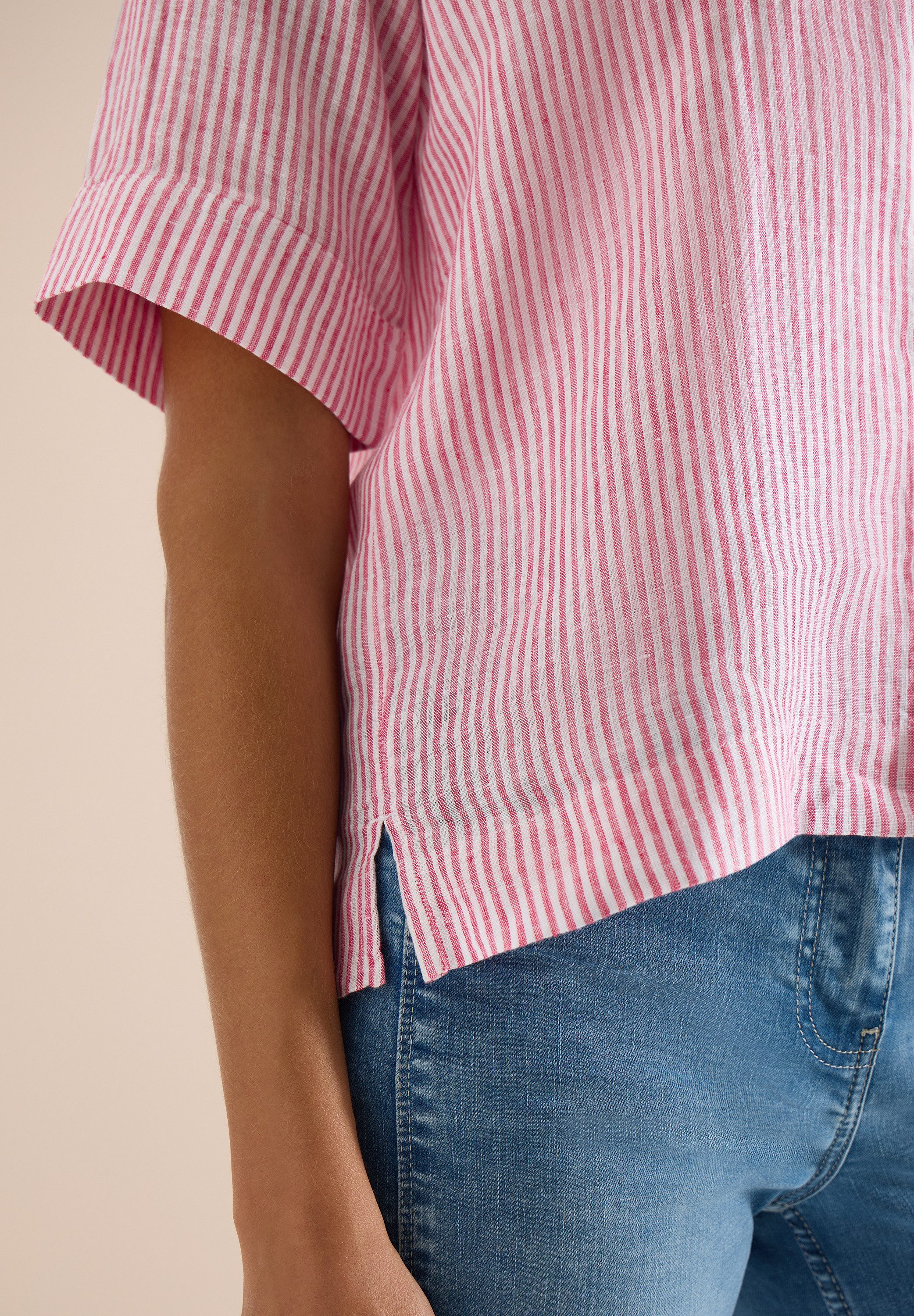 CECIL Hemdbluse mit Streifen Muster