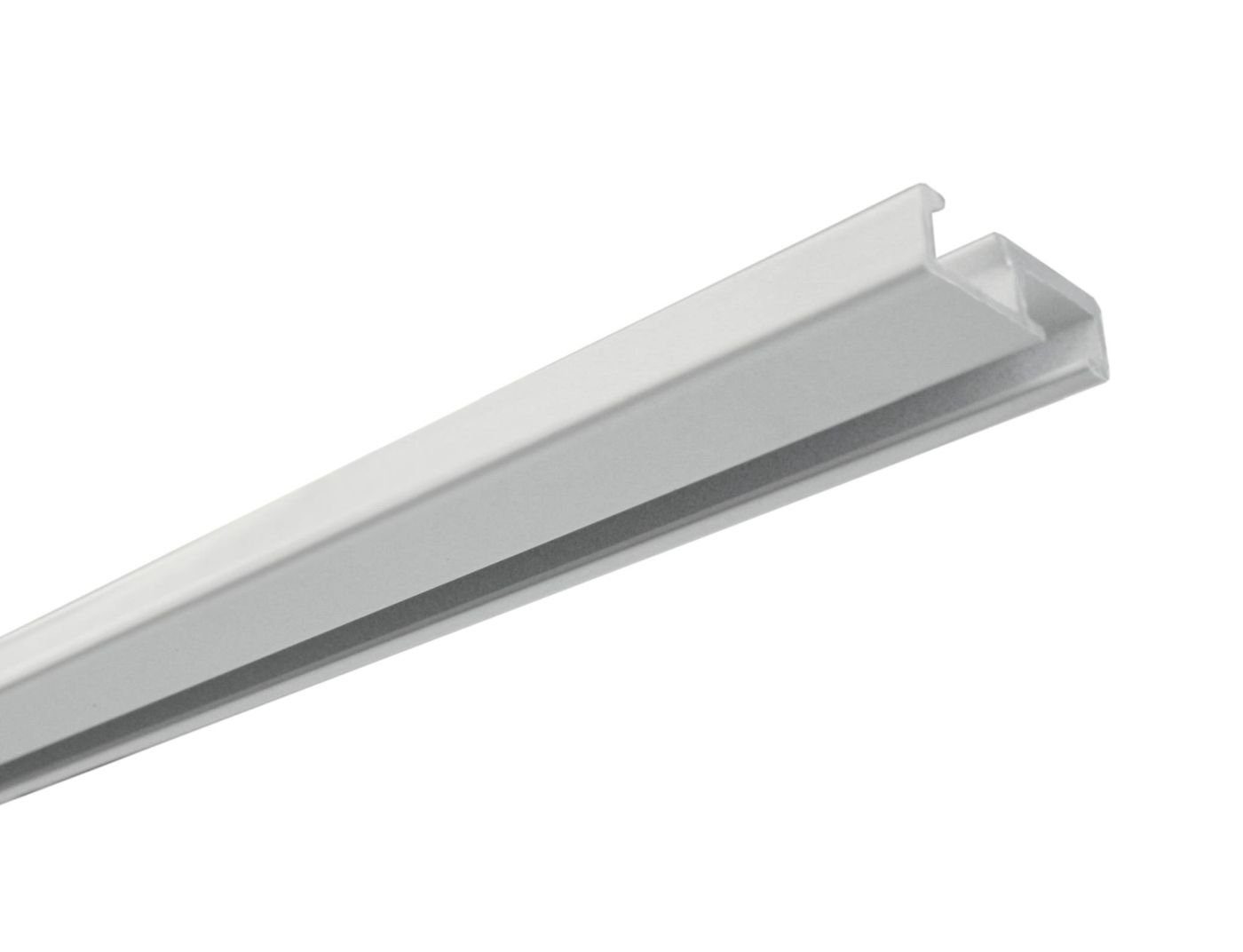 GARDINIA Schienensystem Gardinia Aluminium-Vorhangschiene 1-läufig weiß, standard