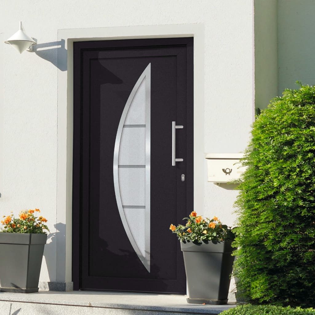 vidaXL Haustür Haustür Anthrazit 98x190 cm günstig online kaufen