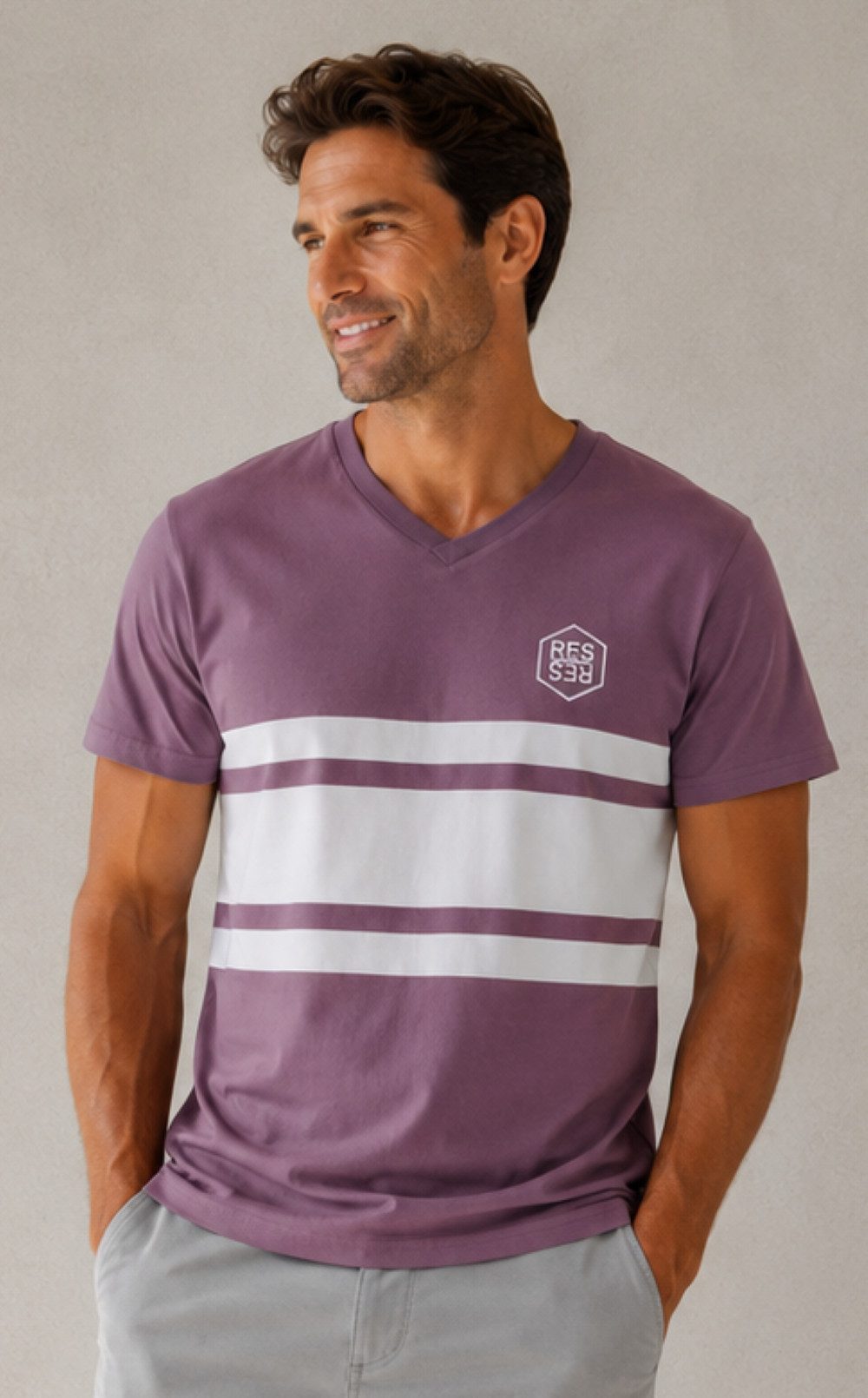 RES T-Shirt Shirt Ringeleinsatz W9924100S