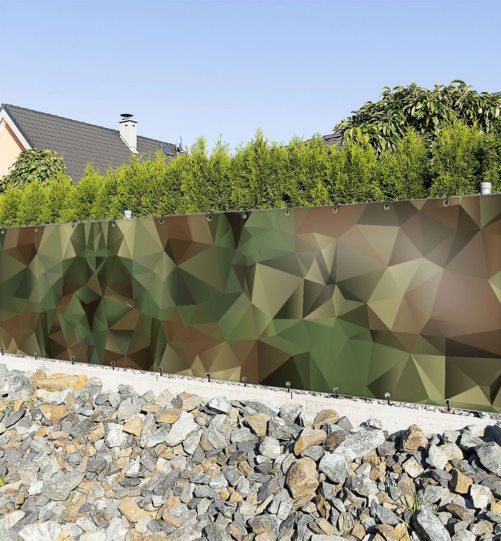 Sichtschutzzaunmatten Zaunbanner Cammo Grün Sichtschutz Garten Zaun