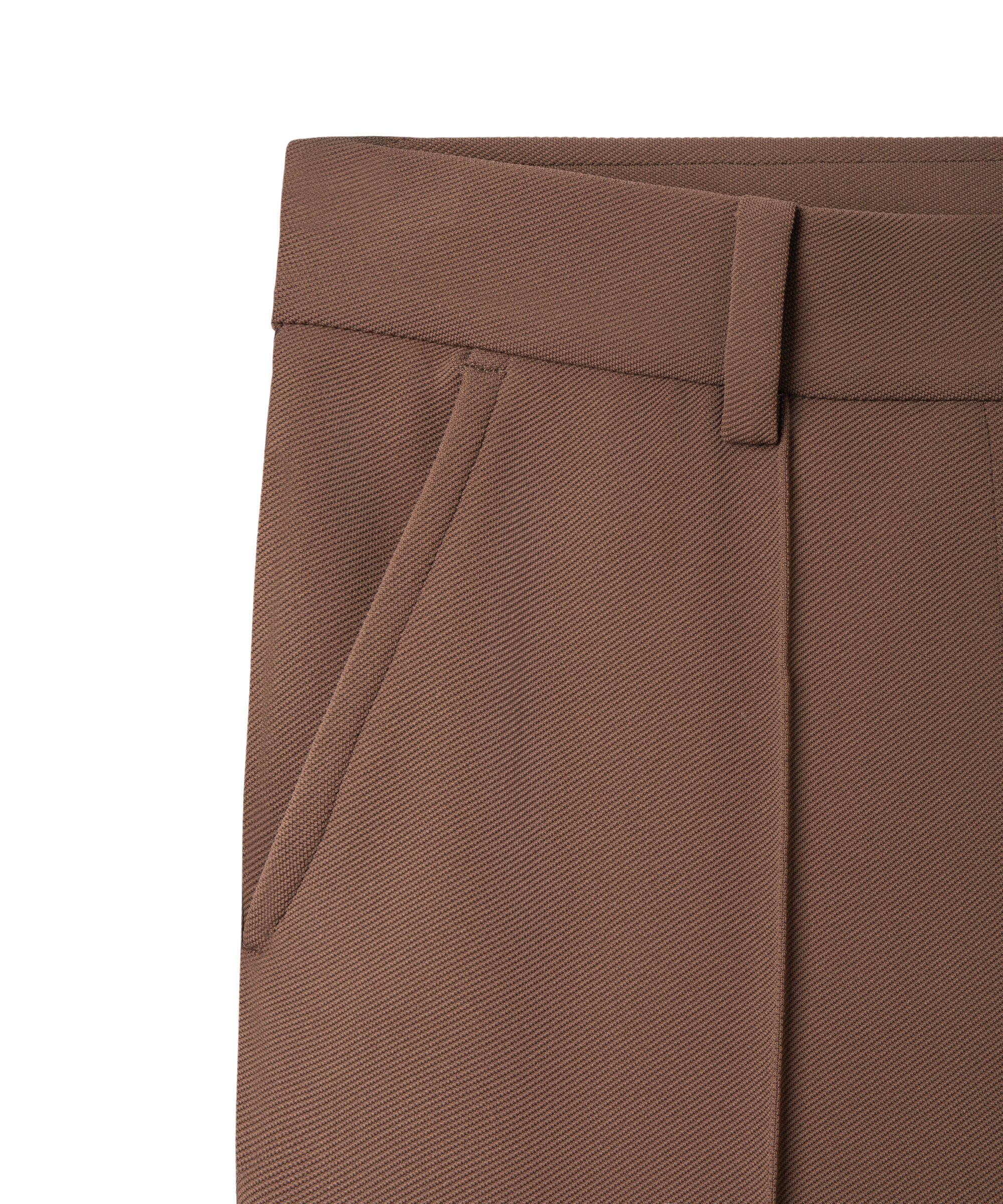 Cambio Stoffhose braun, Casual, Polyamid, Unifarben, Slim Fit