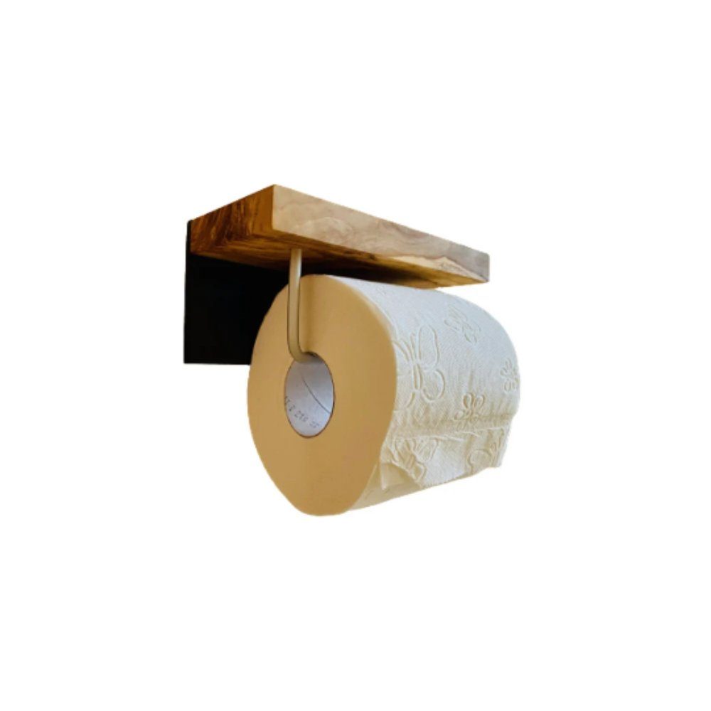 Olivenholz-erleben Toiletten-Ersatzrollenhalter Toilettenrollenhalter mit H günstig online kaufen