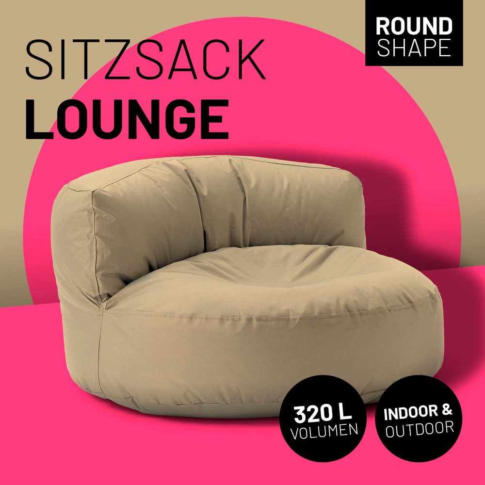 Lumaland Sitzsack Round Sofa Sitzkissen Bean günstig online kaufen