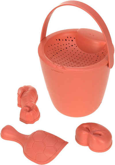 LÄSSIG Sandform-Set Sandspielzeug 5er Set Water Friends, pink, (Set, 5-tlg), Material aus ressourcenschonendem Biokomposit