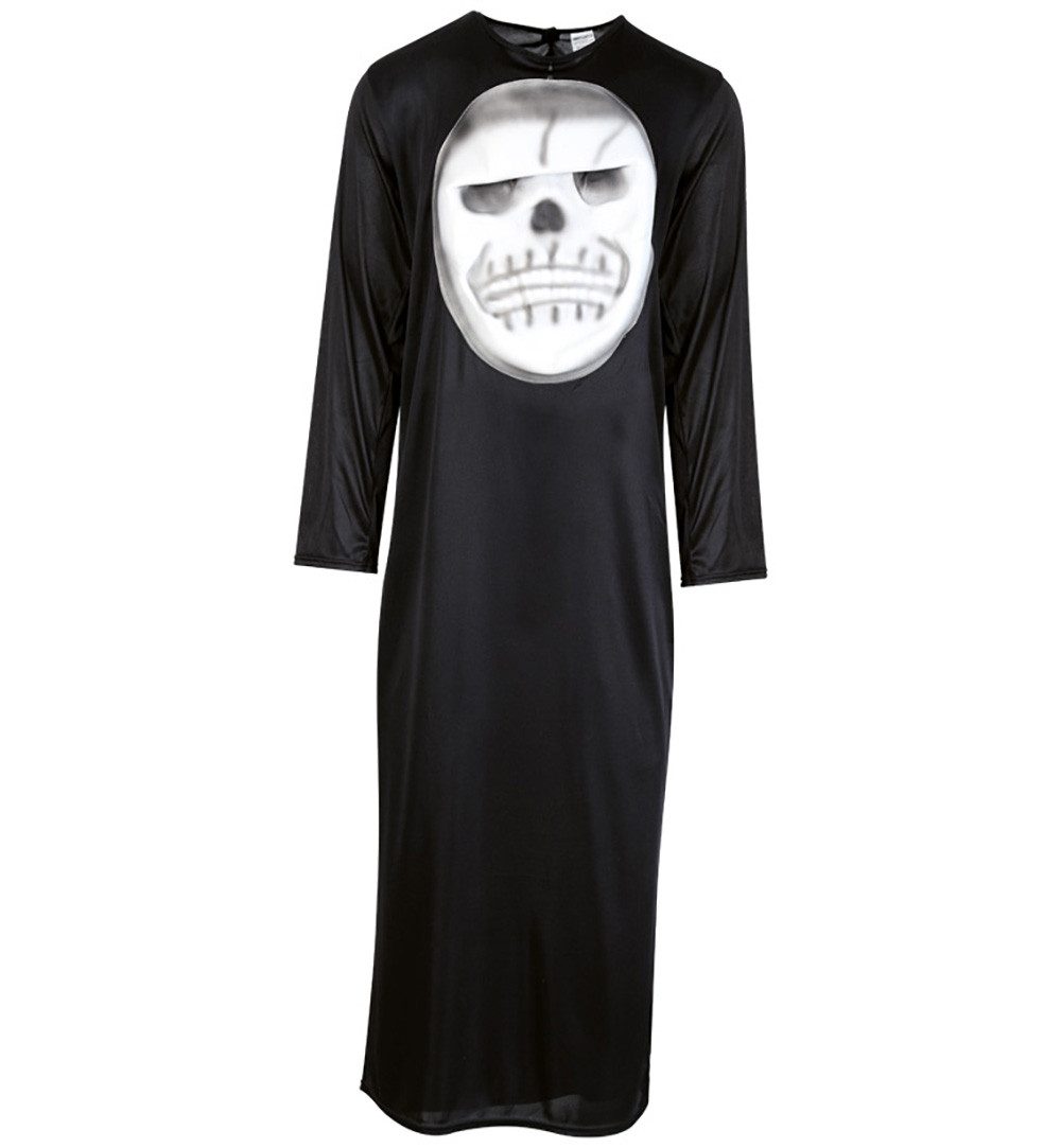 Fries Zombie-Kostüm Horror Zombie Totenkopf Robe Kostüm mit Hut Maske mit Haaren Halloween