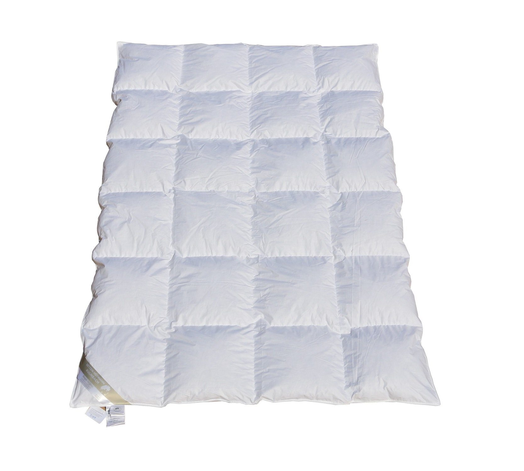 Betten Hofmann Gänsedaunenbettdecke Betten Hofmann White Sibiria Schneegänseflaum Daunendecke Daunenbett, Füllung: 960g neuer weißer 1A sibirischer Schneegänseflaum, Klasse 1, 100% Gänsedaunen