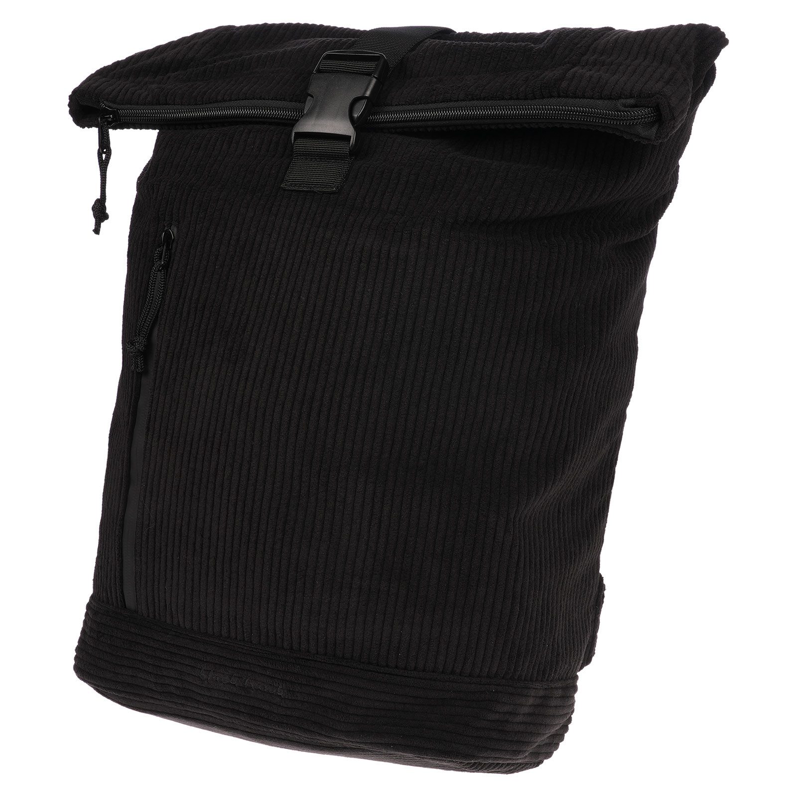 Cityrucksack Großer moderner Damen Rollup Rucksack CordTasche