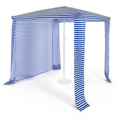 COSTWAY Pavillon »Sonnenschutz«, 204 x 207 cm, aufbaubar & tragbar
