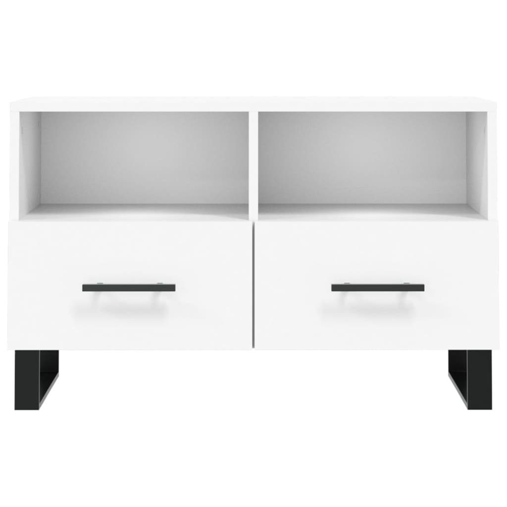 80x36x50 (1-St) Weiß Holzwerkstoff TV-Schrank vidaXL cm TV-Schrank