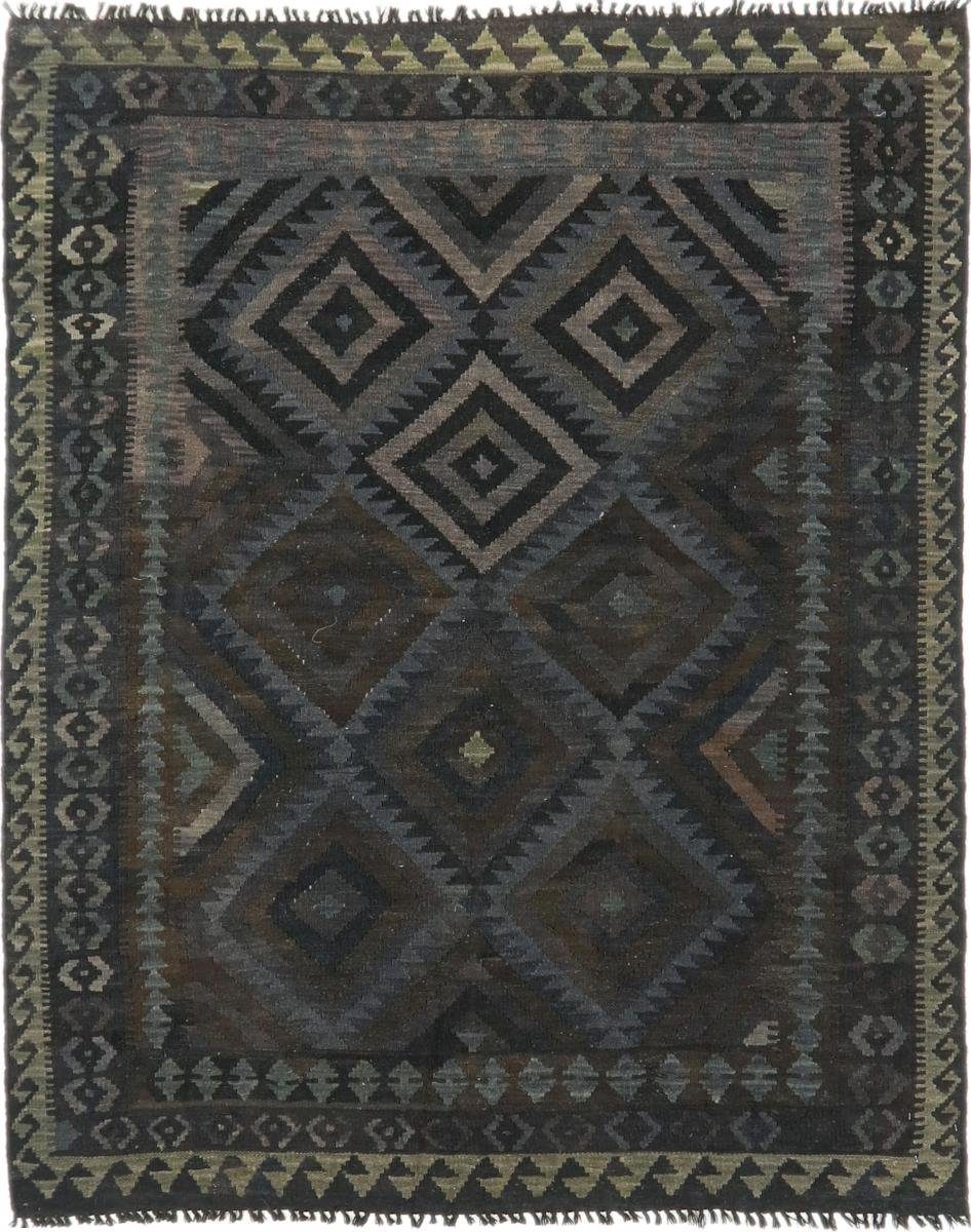 Orientteppich Kelim Afghan Heritage 156x194 Handgewebter Moderner Orientteppich, Nain Trading, rechteckig, Höhe: 3 mm