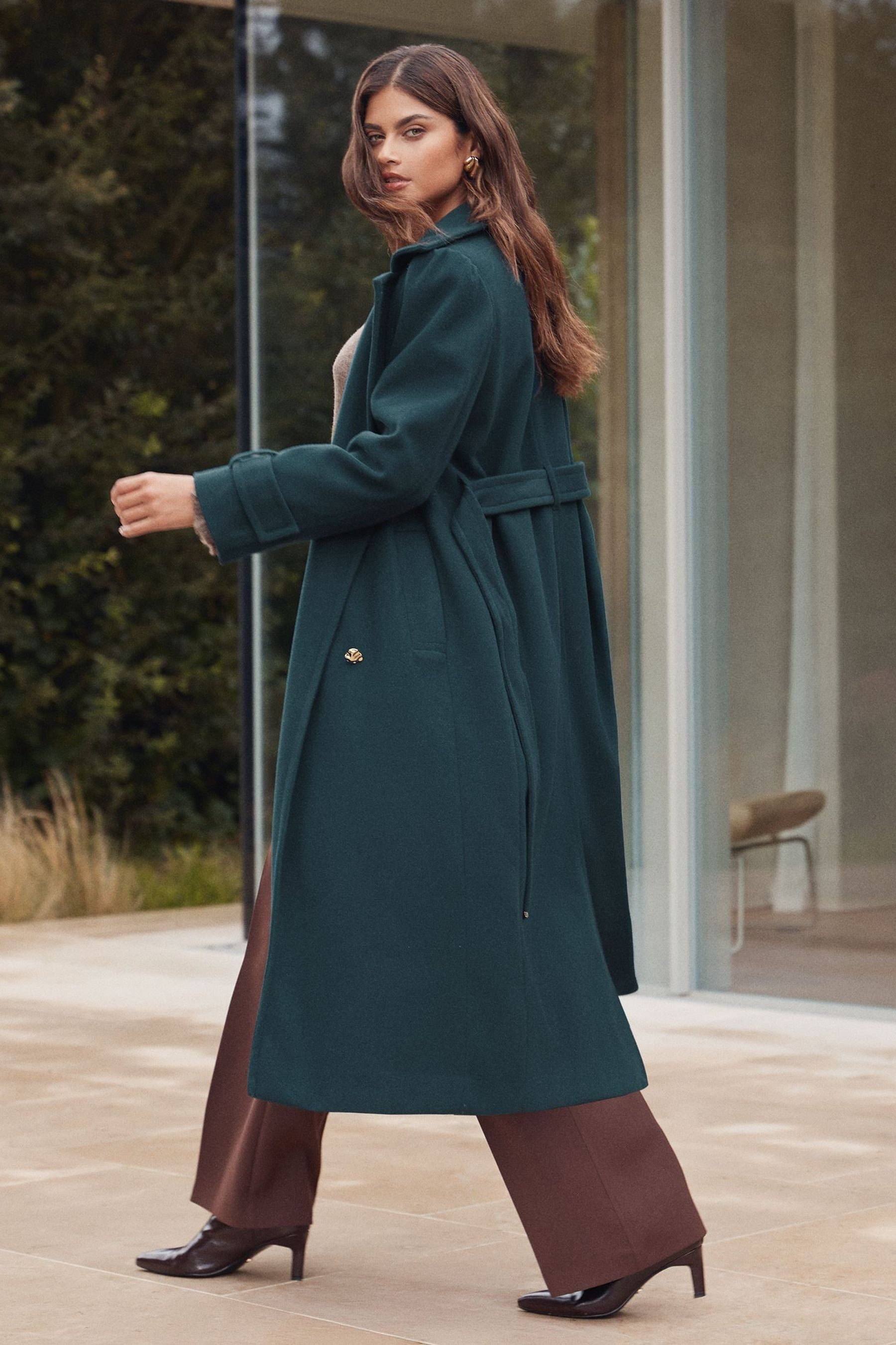 LIPSY Wintermantel Lipsy Maxi-Mantel mit Trichterkragen, Regular (1-tlg) günstig online kaufen