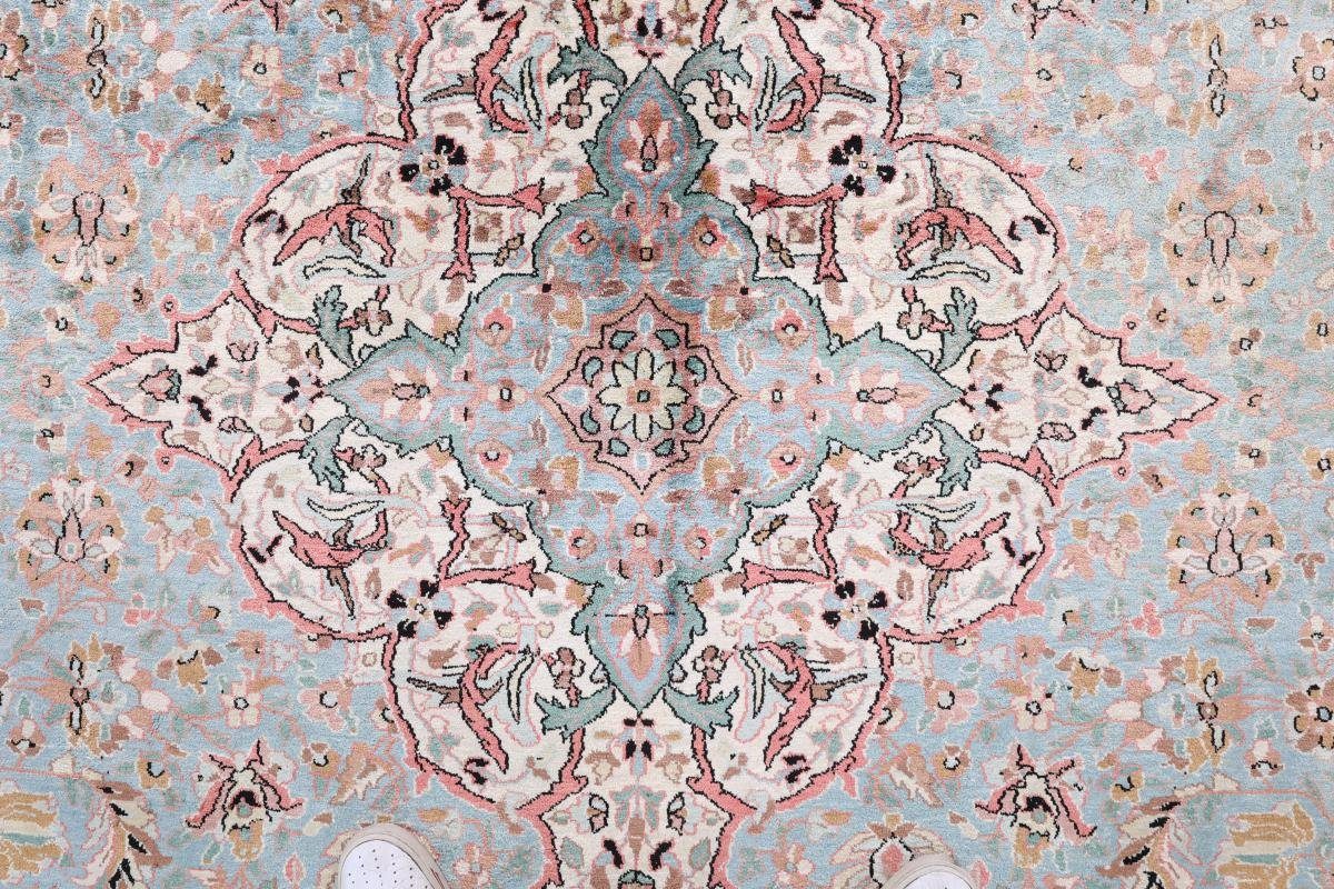Orientteppich Kaschmir Nain Orientteppich, 4 Trading, Seide Handgeknüpfter 250x344 mm rechteckig, Höhe
