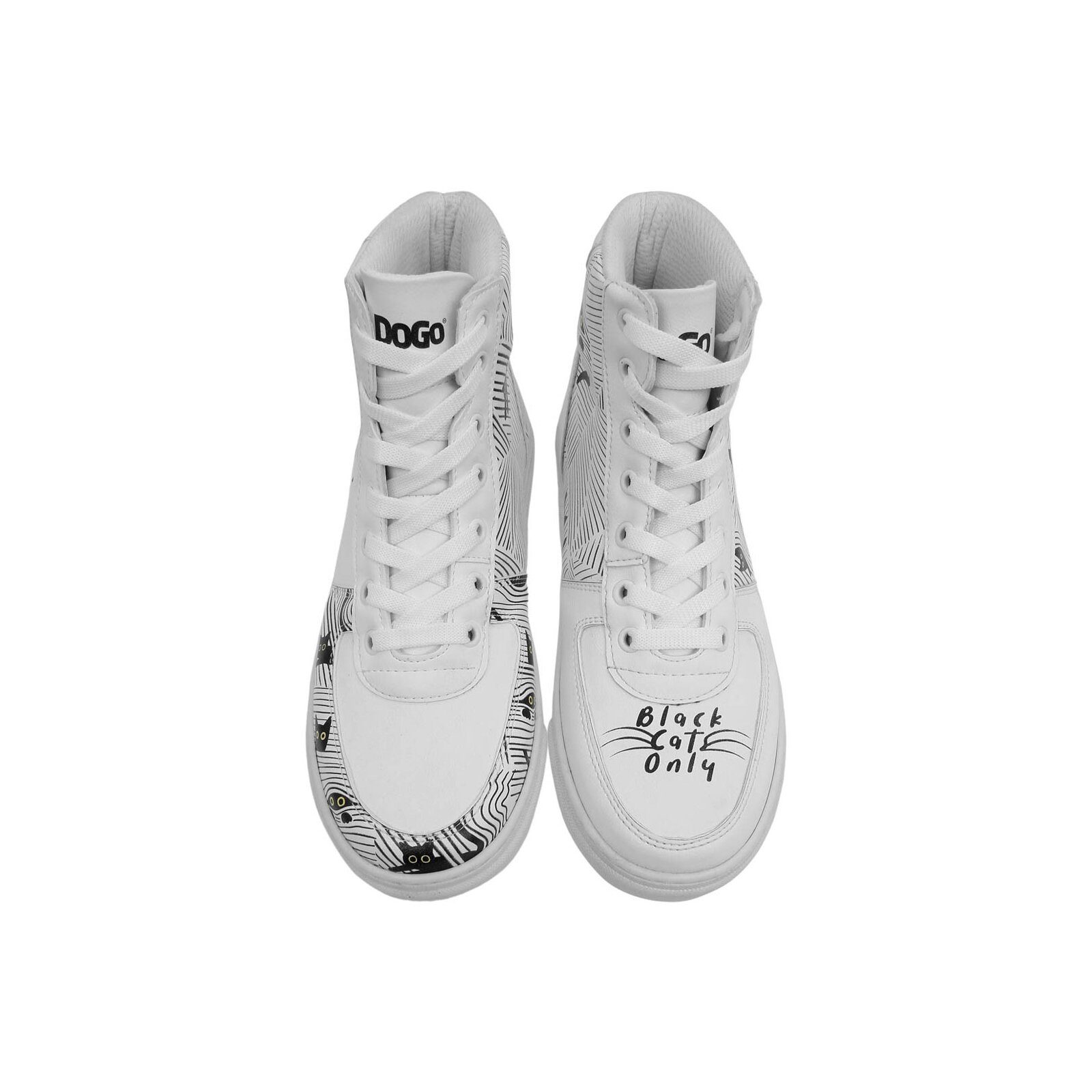 DOGO Ace Boots Black Cats Only Damen Stiefeletten Stiefelette Handgefertigt günstig online kaufen