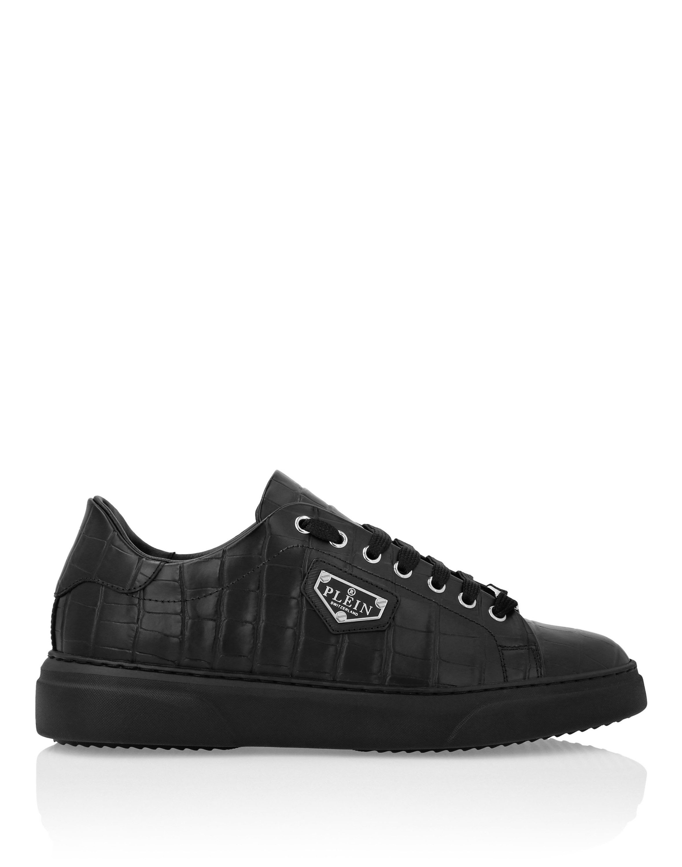 PHILIPP PLEIN Iconic Plein Crocco Print Sneaker