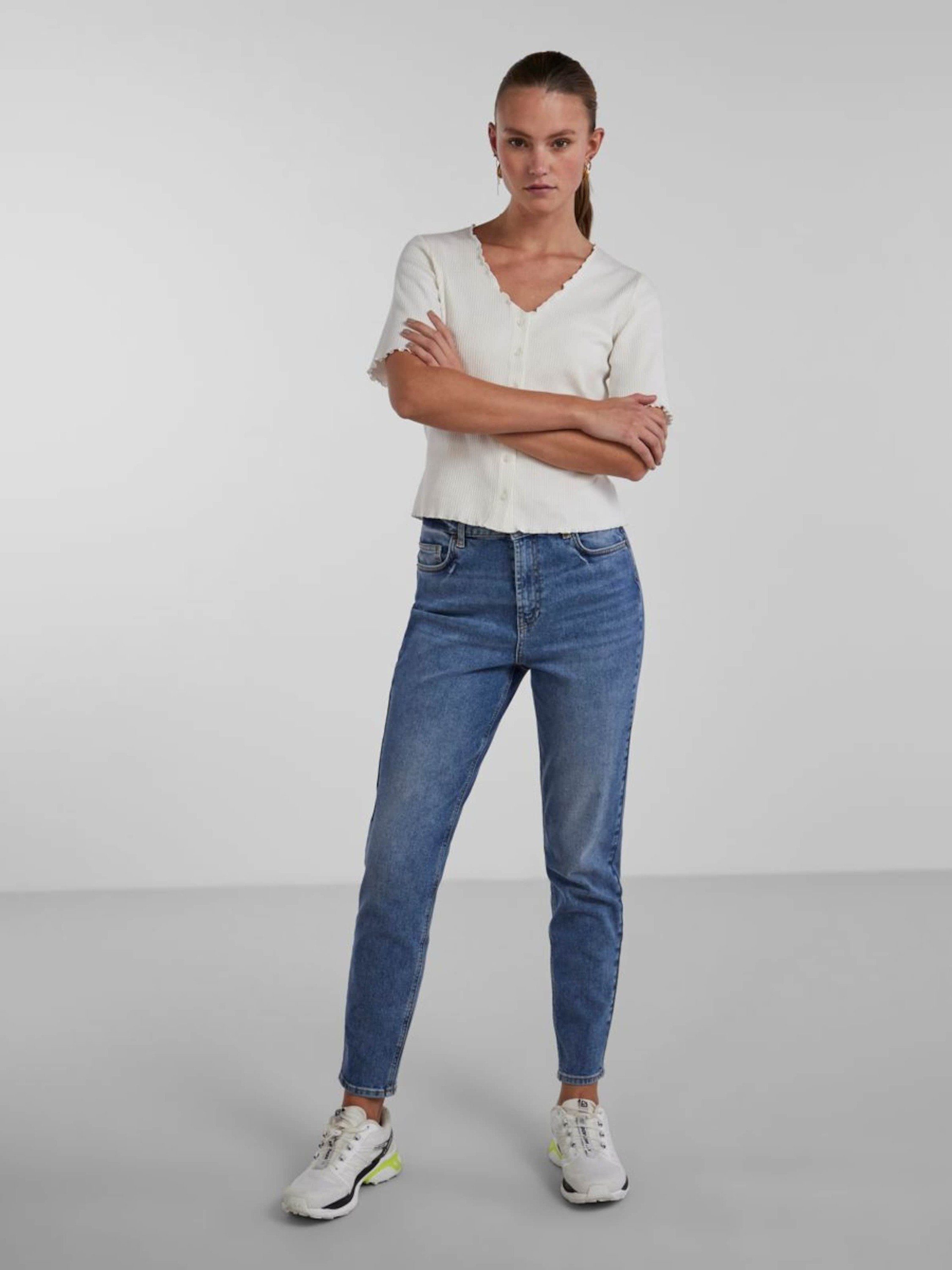 Delly Details Plain/ohne pieces 7/8-Jeans (1-tlg)