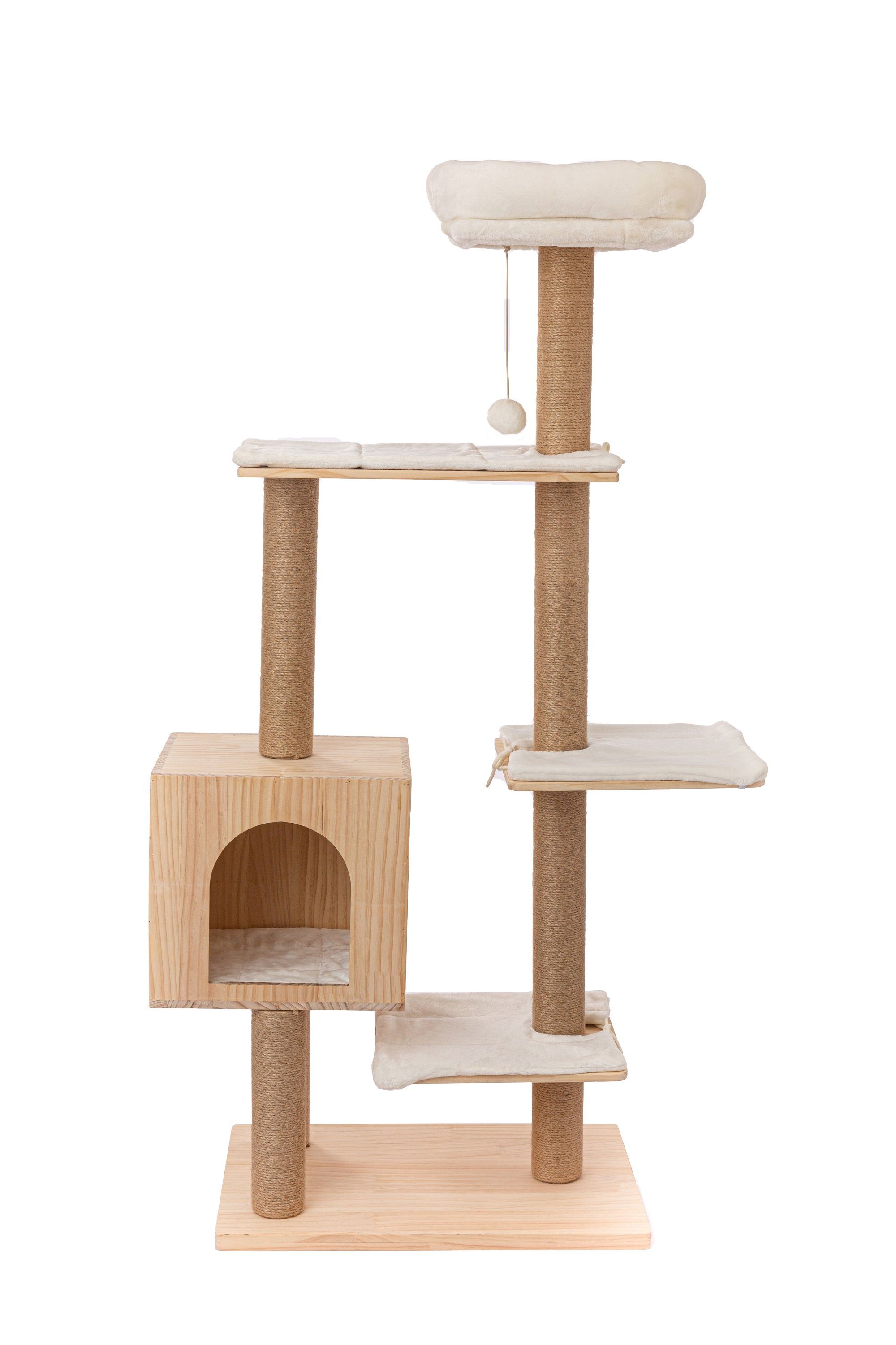 RAIKOU Kratzbaum Kratzmöbel, Katzenspielzeug, Kratzsäulen Höhe günstig online kaufen