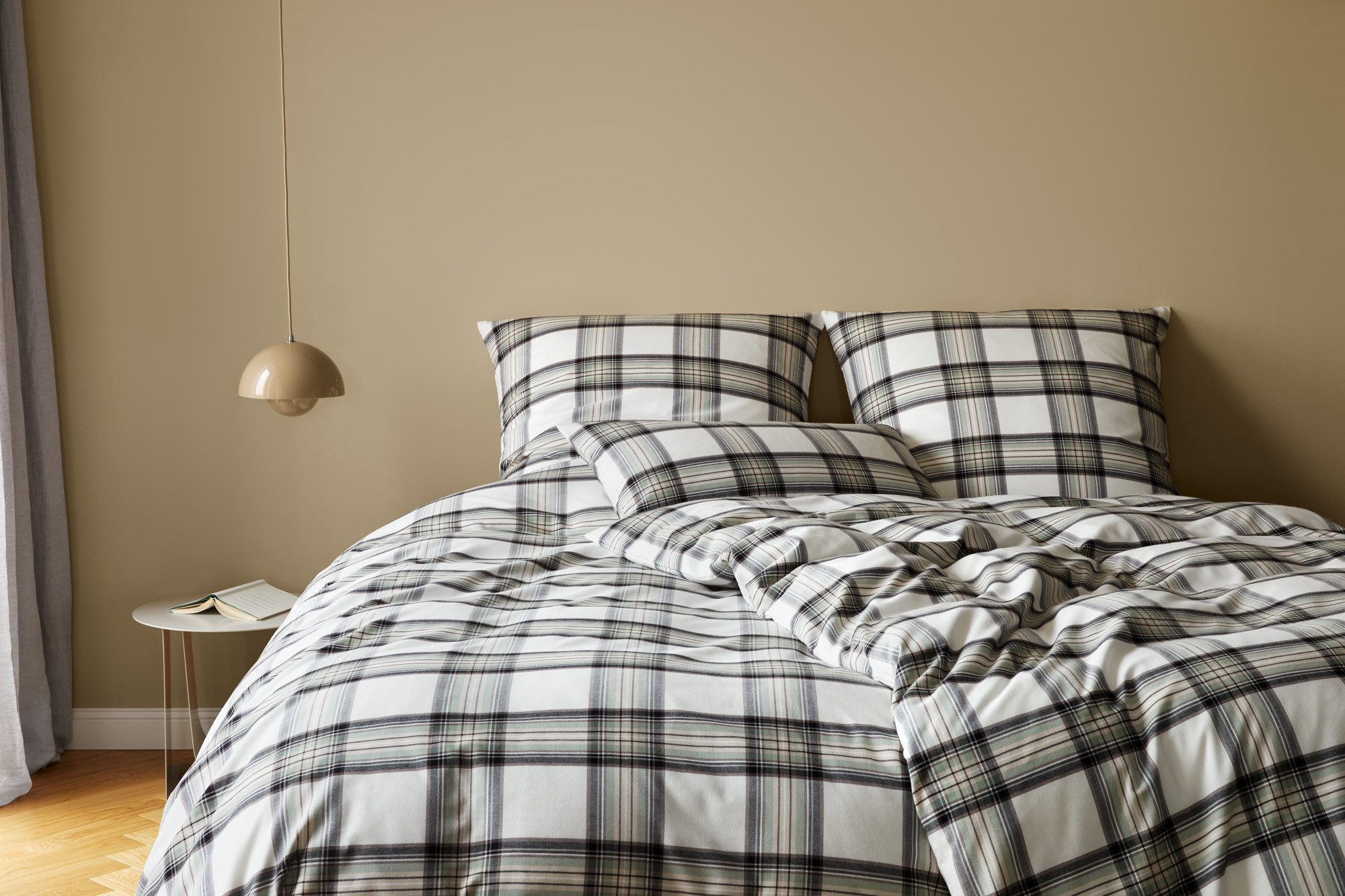 Elegante Bettwäsche Westminster, Flanell, 2 teilig, angenehmes Hautgefühl