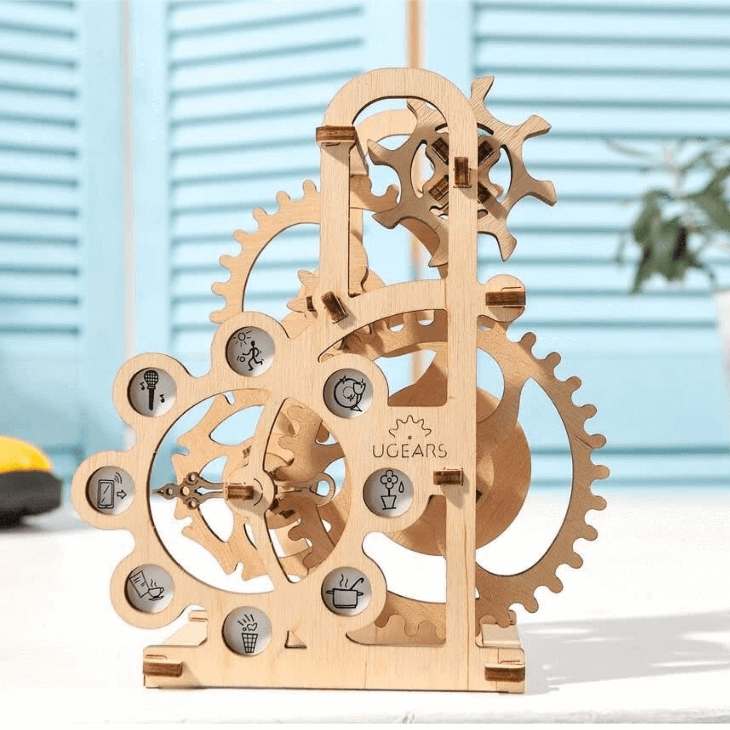 UGEARS Puzzle Ugears Dynamometer Mechanisches Holzpuzzle, 48 Puzzleteile