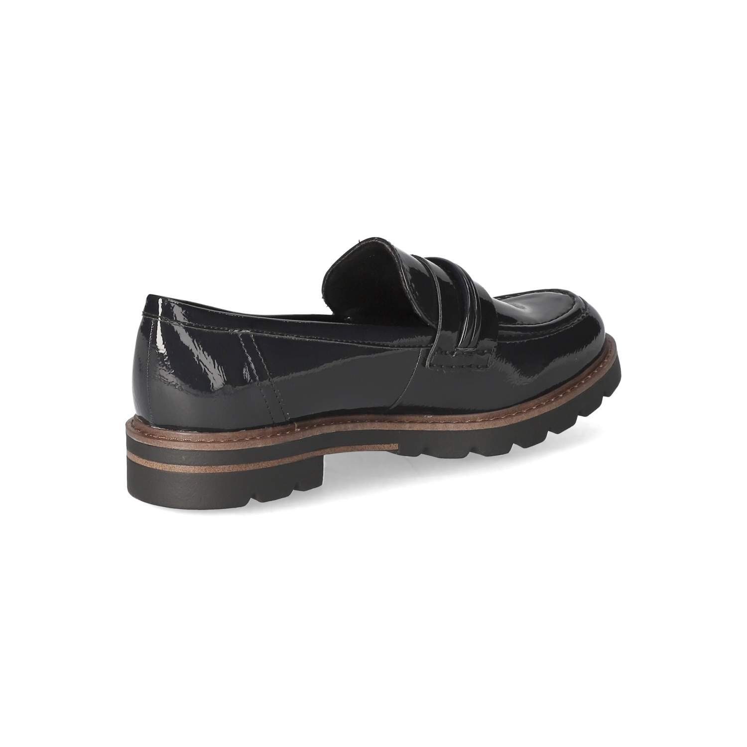 MARCO TOZZI Damen Loafer Mit Plateau - Bequeme Business-Schuhe Aus Kunstleder