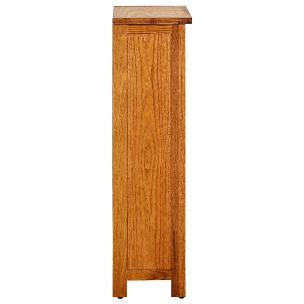 furnicato Bücherregal Elegantes aus massivem Eichenholz 45 x 22,5 x 82 cm, 1-tlg.
