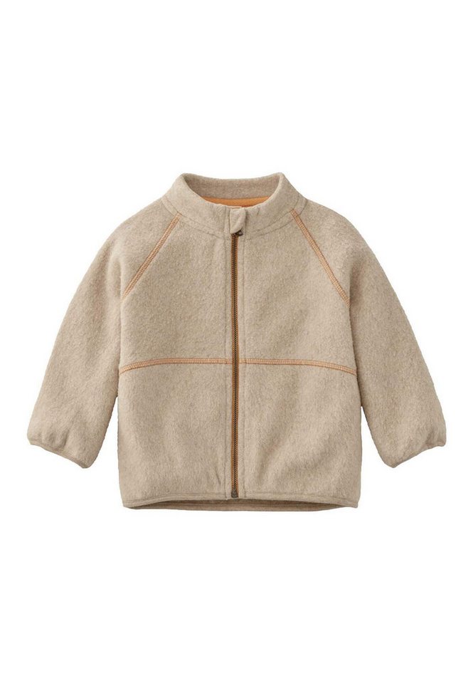Hessnatur Fleecejacke aus reiner Bio-Baumwolle (1-St)