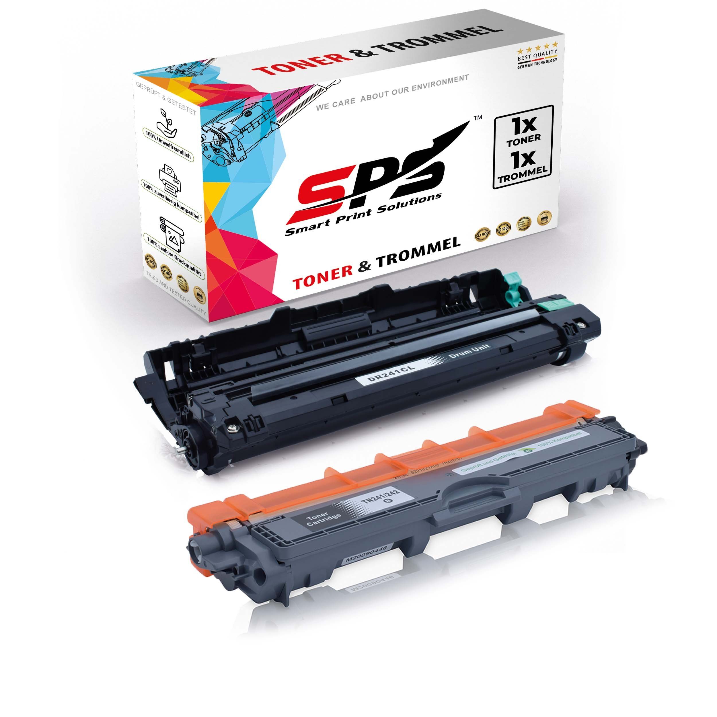 SPS (2er Brother Pack) Kompatibel HL3142 TN-241BK, DR-241CL Tonerkartusche für