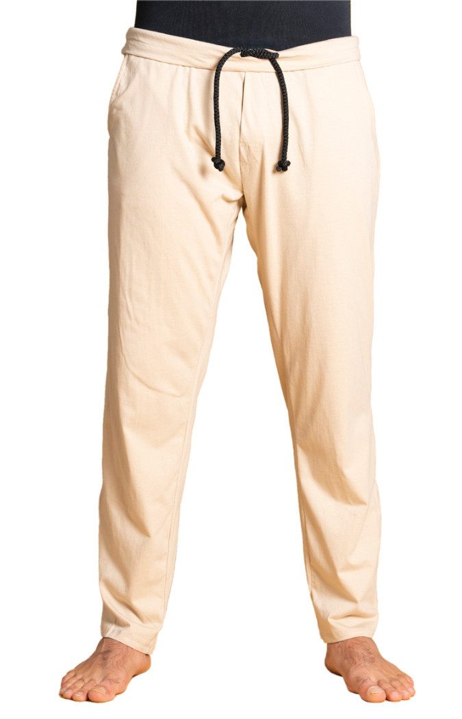 PANASIAM Yogahose Yogahose unisex aus 100% Baumwolle bequeme Sweathose für Damen und Herren Freizeithose Sporthose Relaxhose