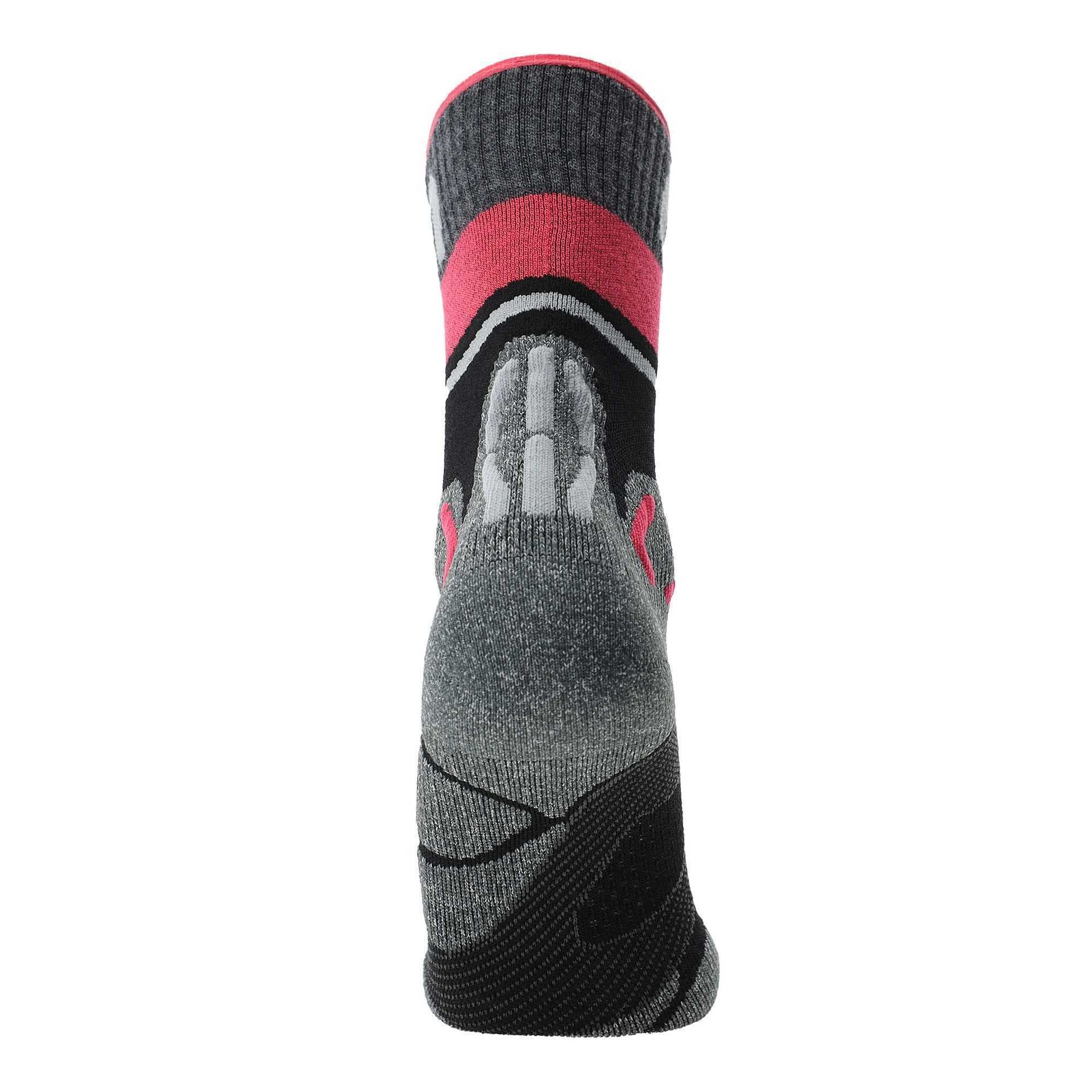 UYN Sportsocken - One - Black Trekking Pink Socks Damen Socken Merino
