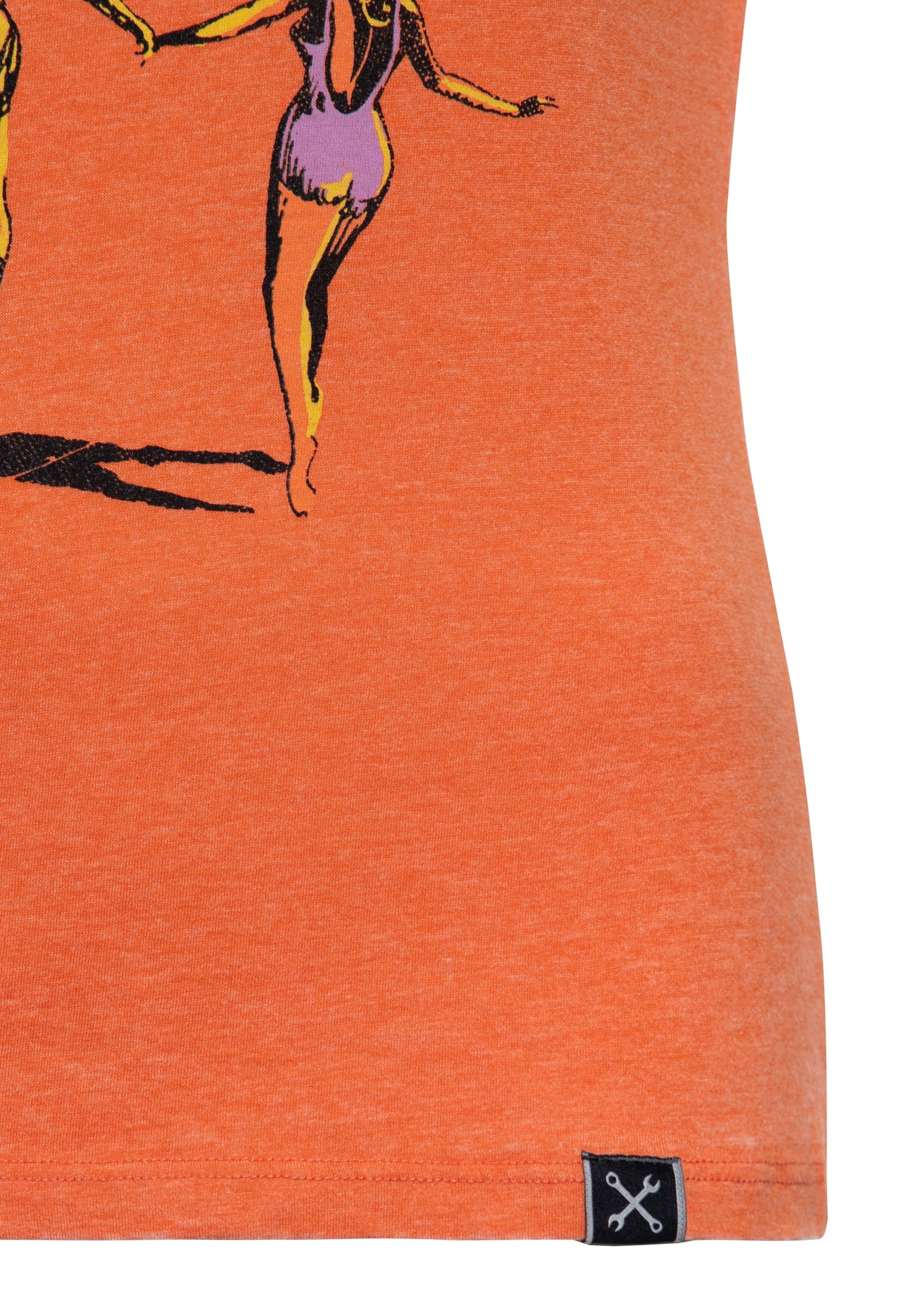 QueenKerosin Print-Shirt Summer 63 (1-tlg) mit Retro-Artwork