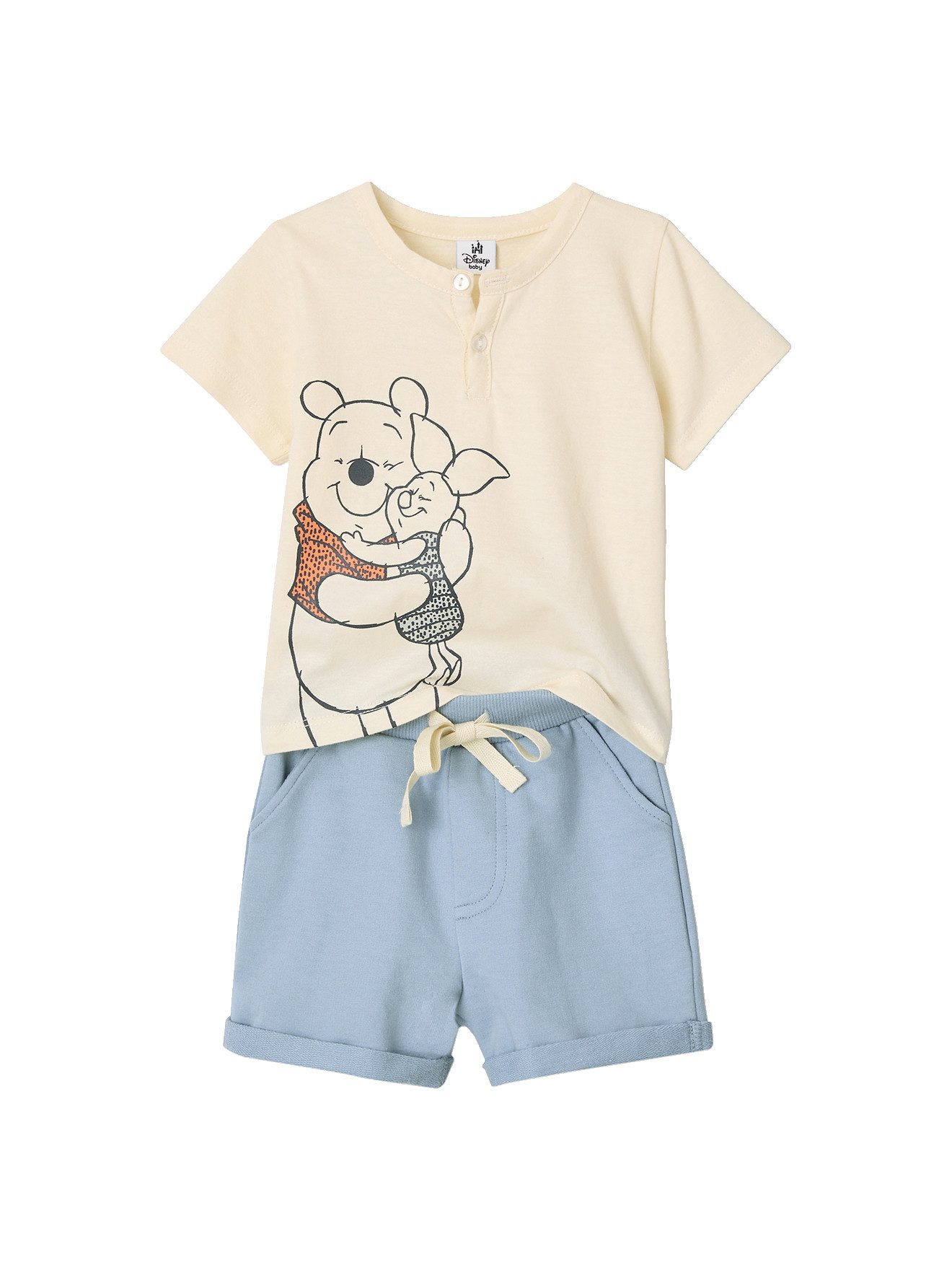 vertbaudet Shorts Baby-Set: T-Shirt & Shorts WINNIE PUUH