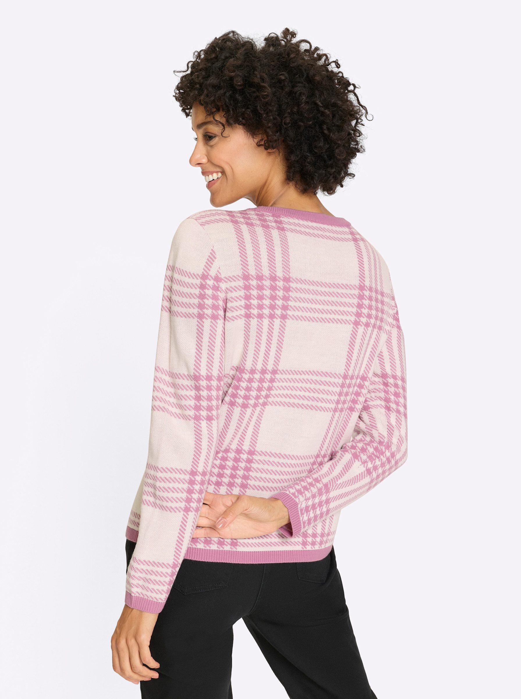 Sieh an! Strickpullover Rundhalspullover . günstig online kaufen