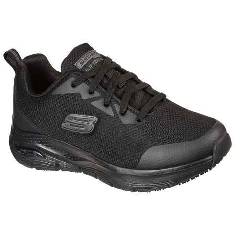 Skechers ARCH FIT SR Berufsschuh Schnürschuh für Gastronomie,Pflege mit rutschhemmender Laufsohle