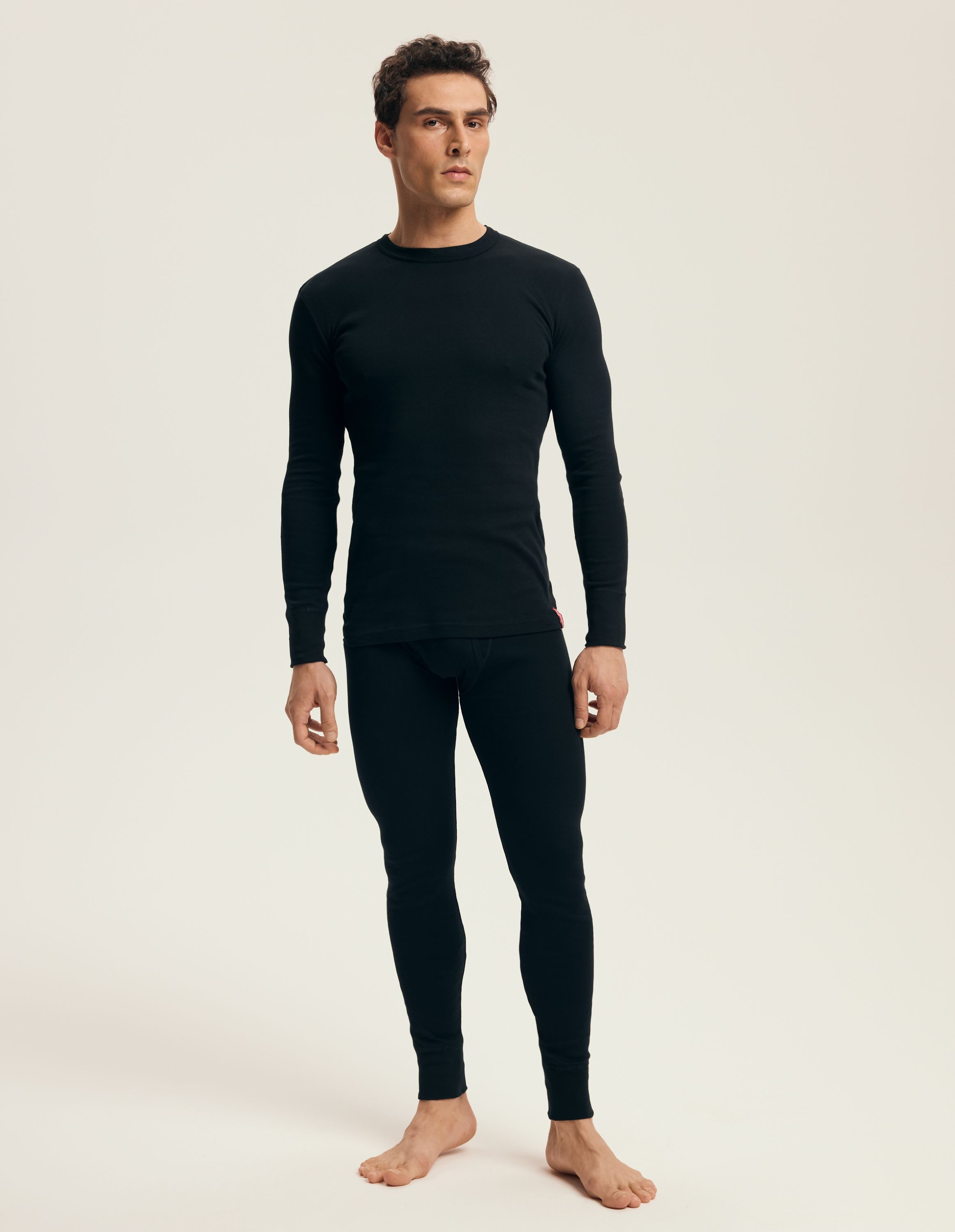 Henderson Lange Unterhose Lange Unterhose Classic, reine Baumwolle, mit Beinbündchen