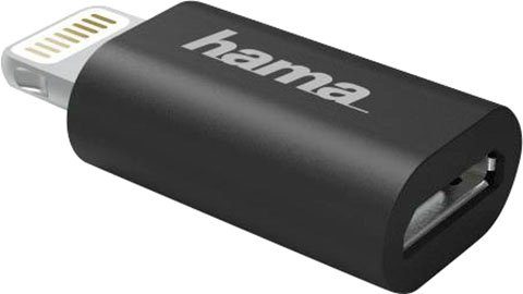 Hama »Micro-USB-Adapter auf Apple Lightning-Stecker, MFI, Schwarz USB-Adapter«  USB-Adapter Lightning zu USB Micro-B online kaufen | OTTO