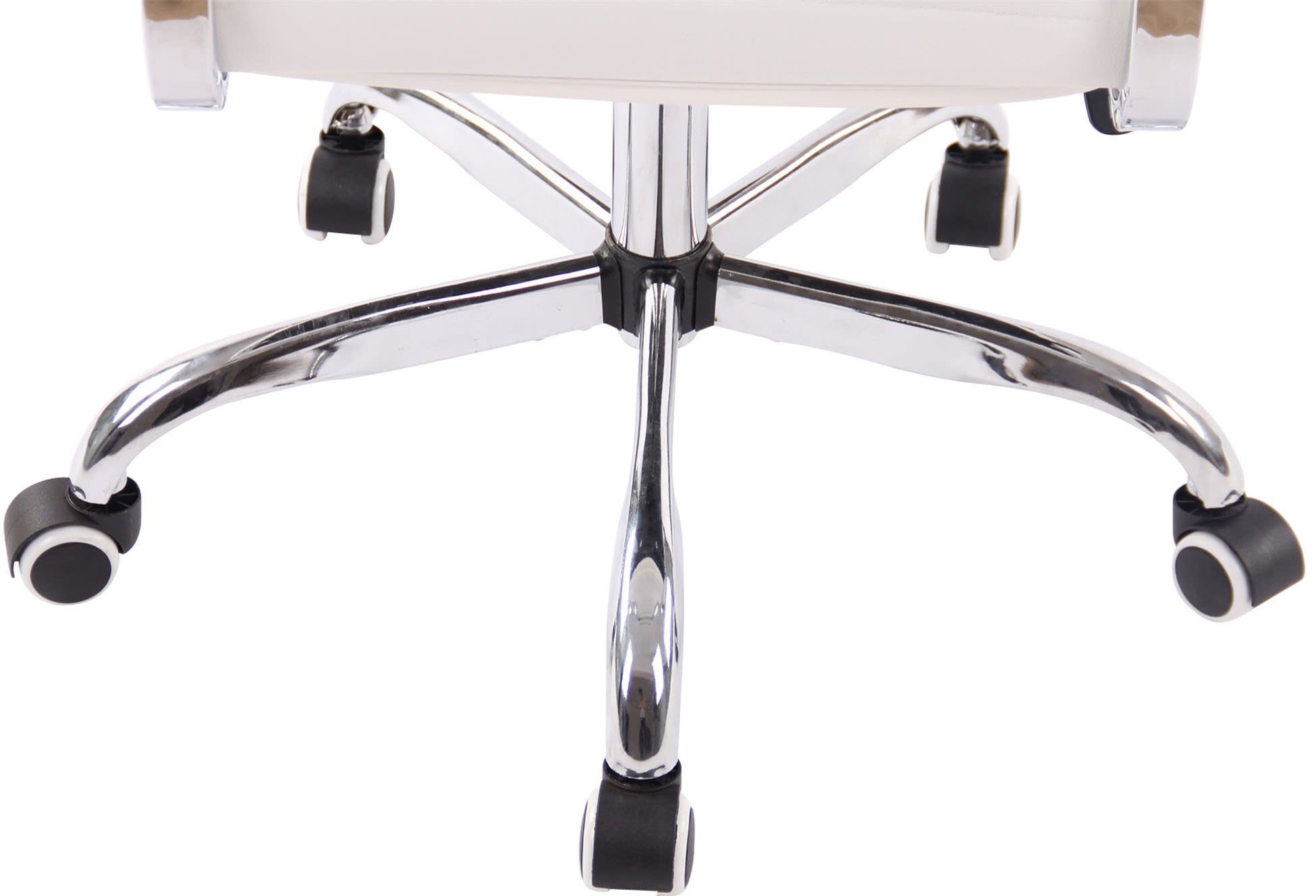 CLP Schreibtischstuhl Amadora, höhenverstellbar weiß und drehbar