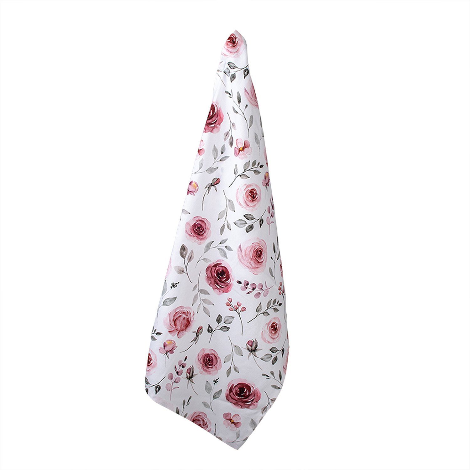 Clayre & Eef Geschirrtuch Rustic Rose, (Set, 3-tlg., 3-teilig), Geschirrtücher (3 Stück), ca.50x70cm Baumwolle