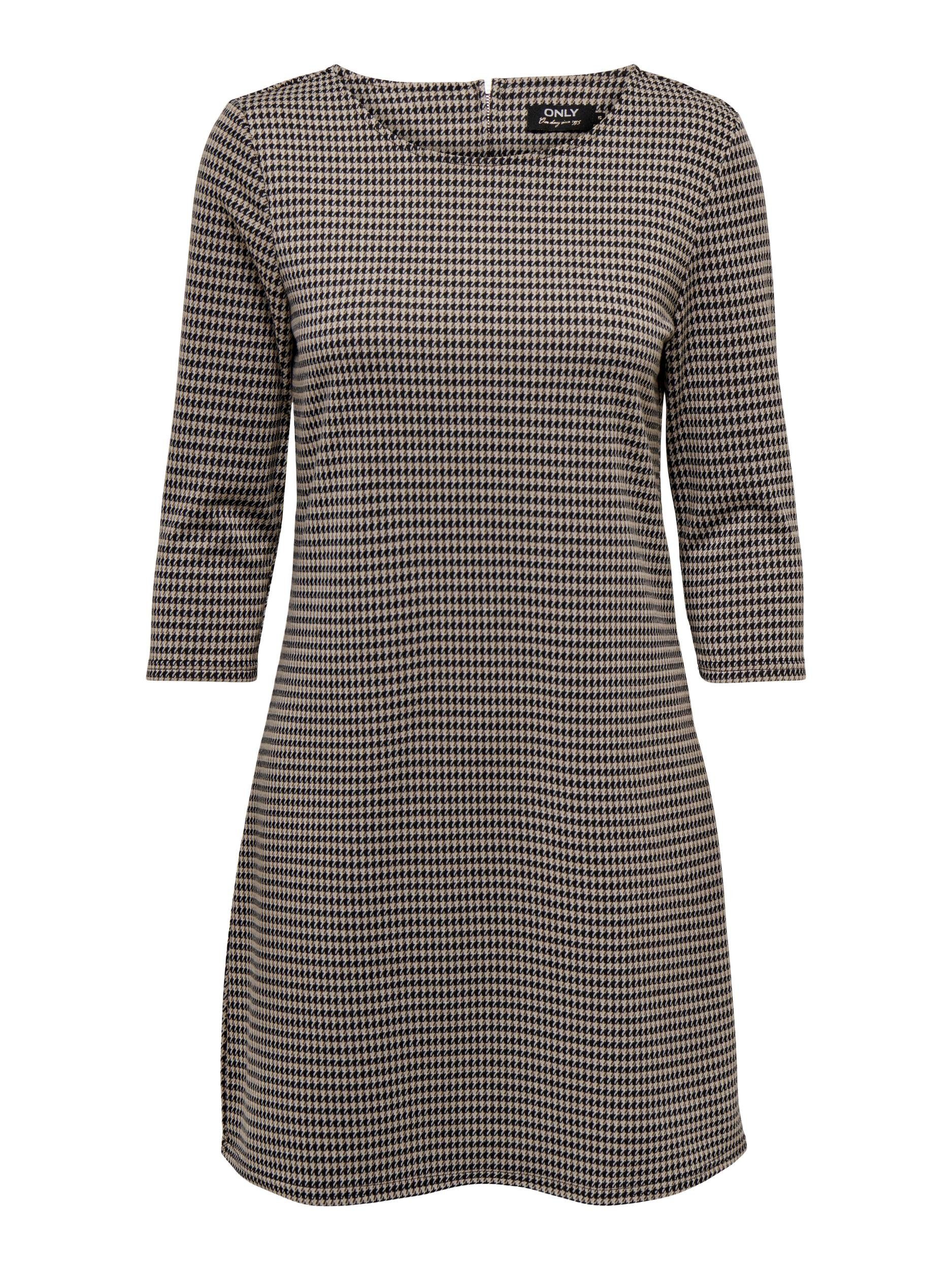 ONLY Jerseykleid ONLBRILLIANT 3/4 CHECK DRESS Sommerkleid