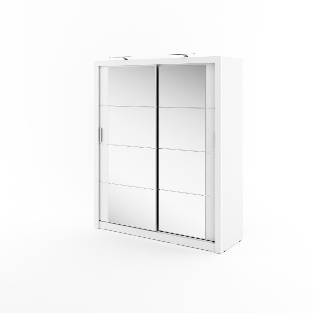 Kleiderschrank Mehrweckschrank Breite Weiß Spiegel ARTI 03, mit Compleo 180cm