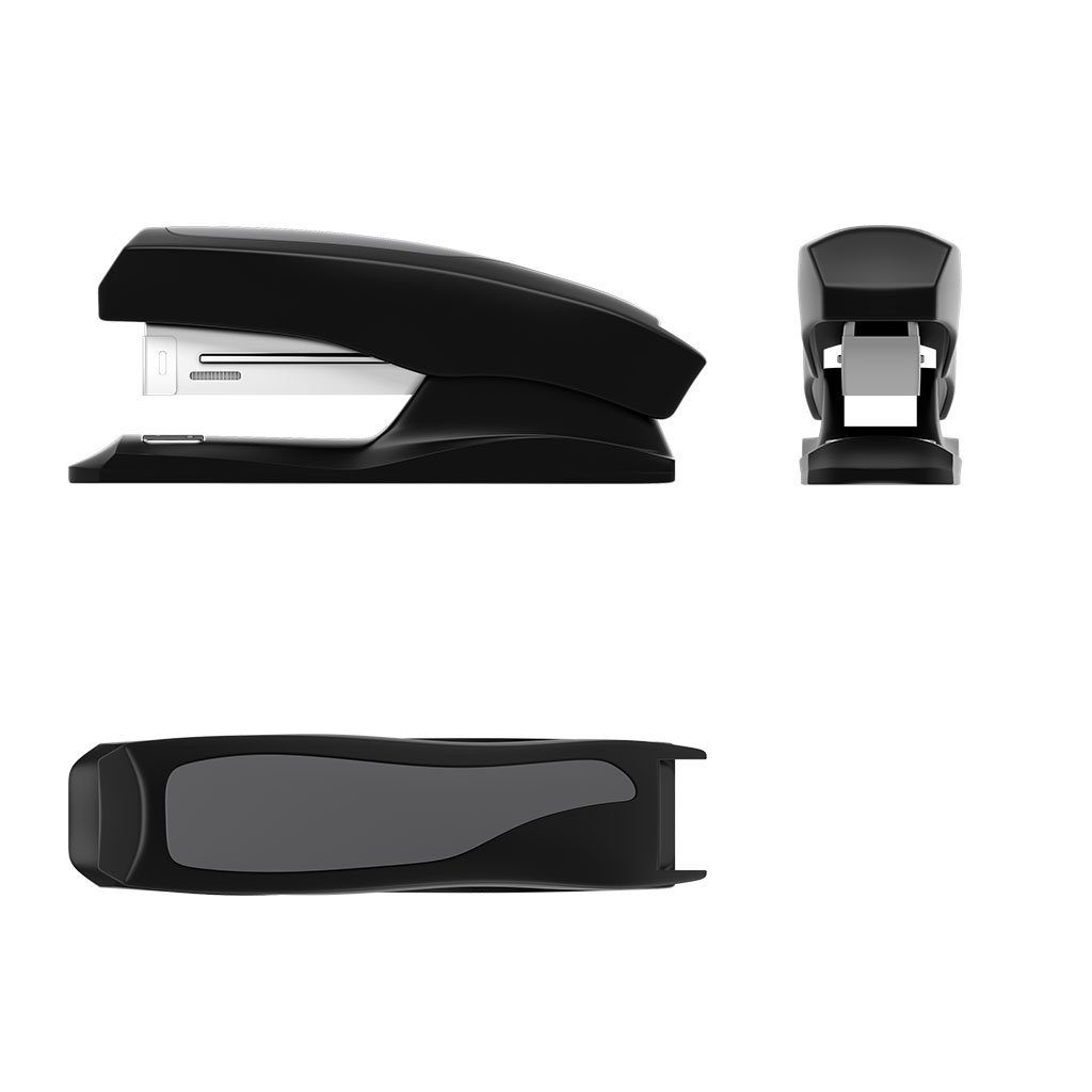 Erich Fend Handtacker, Tacker №24/6 / №26/6 Kunststoff 30 Blatt Heftleistung schwarz 1 Stück