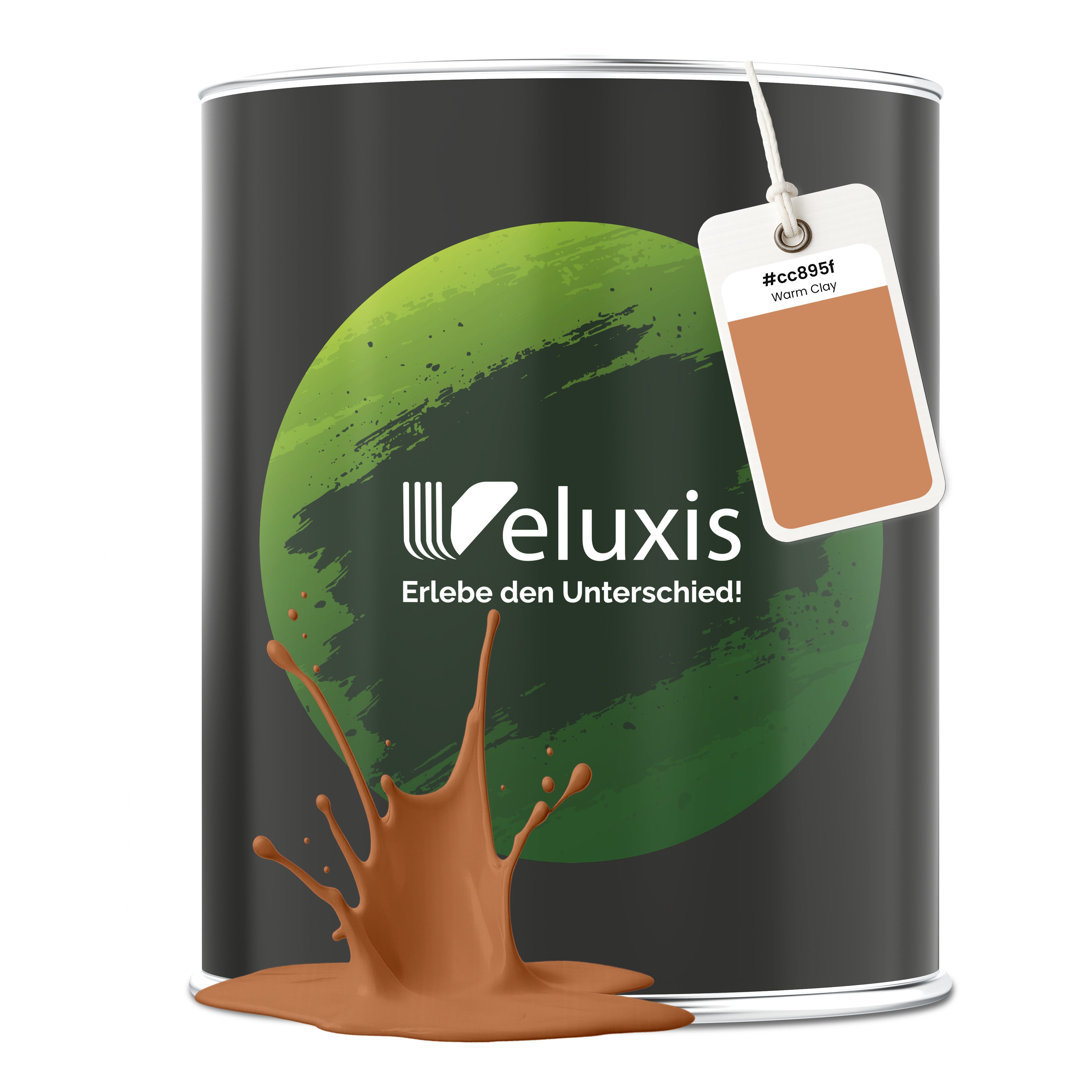 Veluxis Wandfarbe Veluxis® Edle Wandfarbe, für den Innenraum - Deckkraft-Klasse 1, Streifenfrei & tropfarm